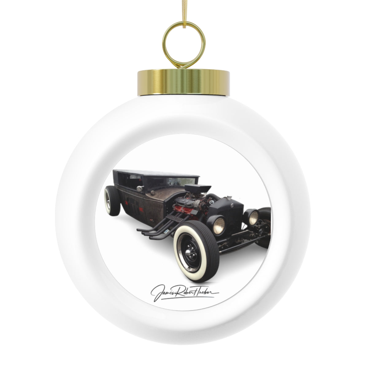 Hotrods Christmas Ball Ornament