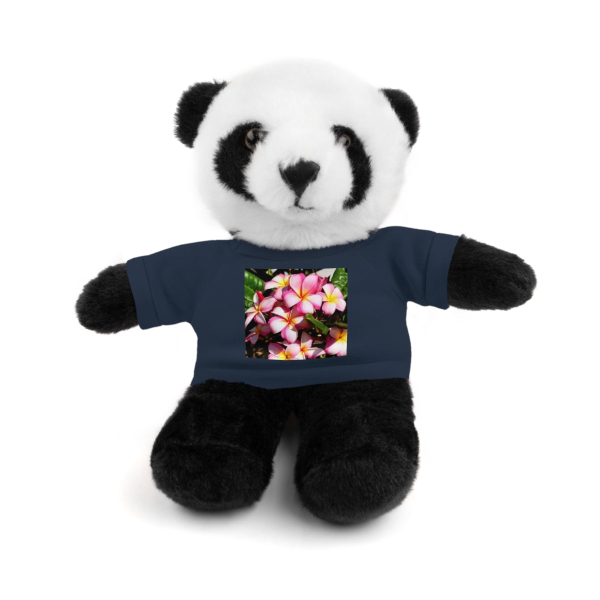 Island Style Striped Plumeria  Stuffed Animals with Tee