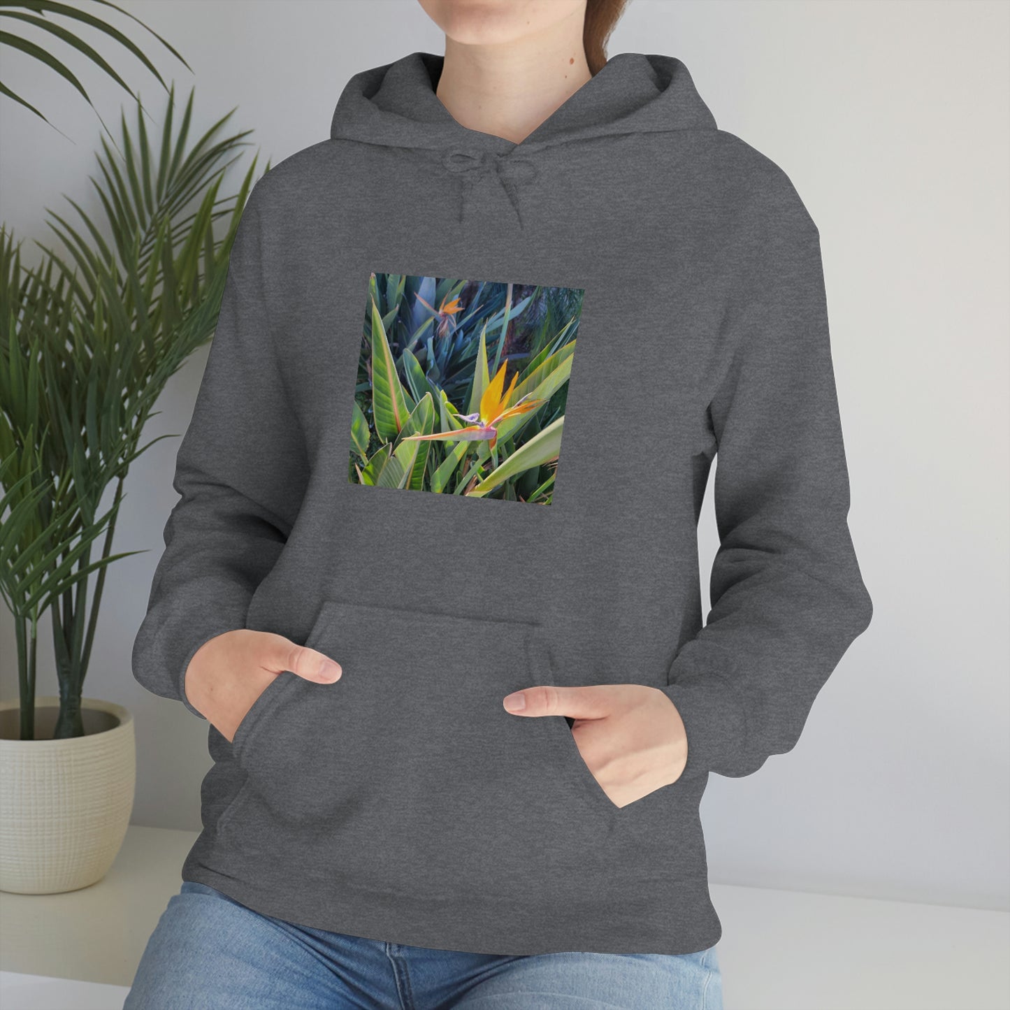 Island Style Bird of Paradise Unisex Heavy Blend™ Hooded Sweatshirt