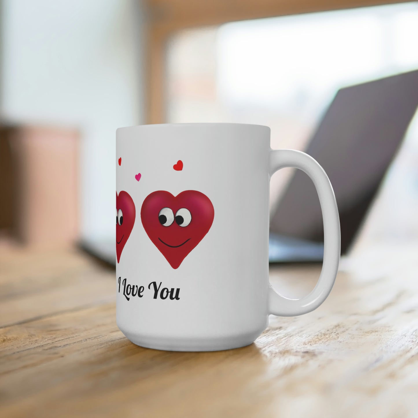 Valentine's "I Love You" Ceramic Mug, 11oz and 15oz