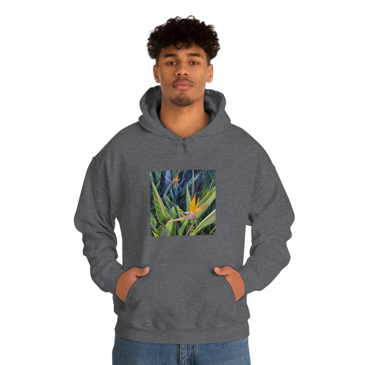 Island Style Bird of Paradise Unisex Heavy Blend™ Hooded Sweatshirt