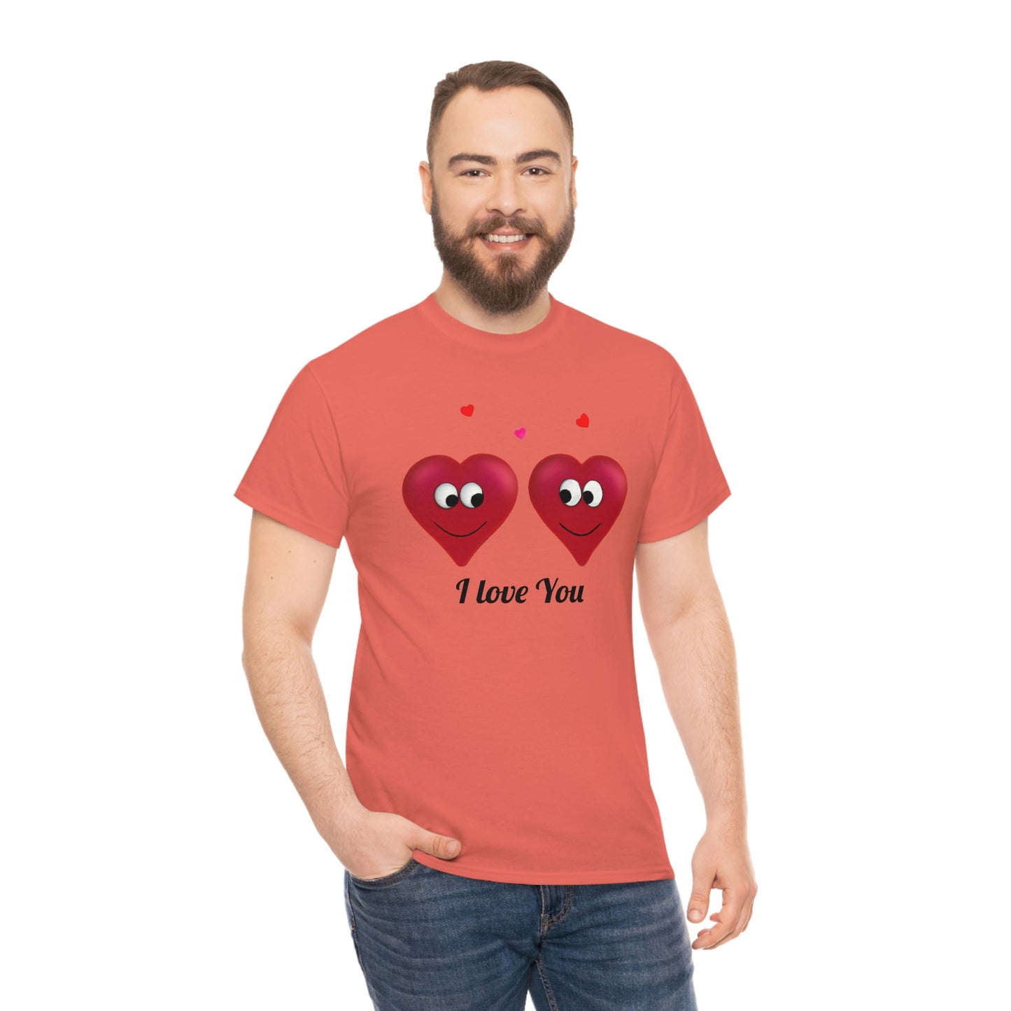 Valentine's "I Love You" Unisex Heavy Cotton Tee