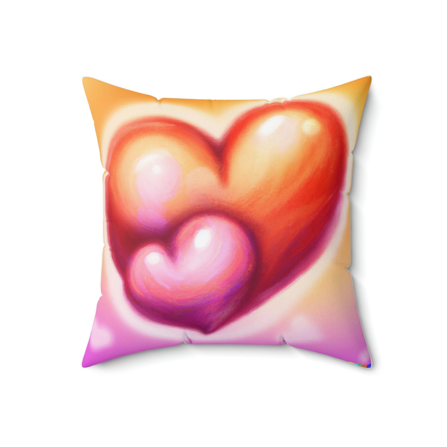 Valentine's II Spun Polyester Square Pillow