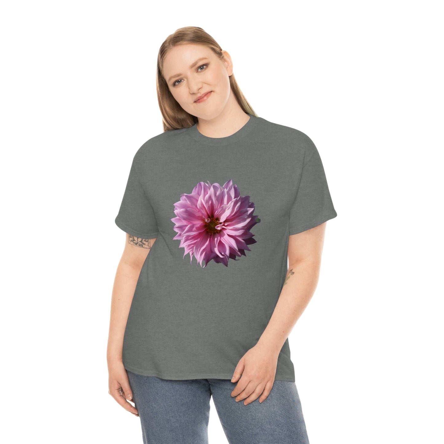 Floral Unisex Heavy Cotton Tee