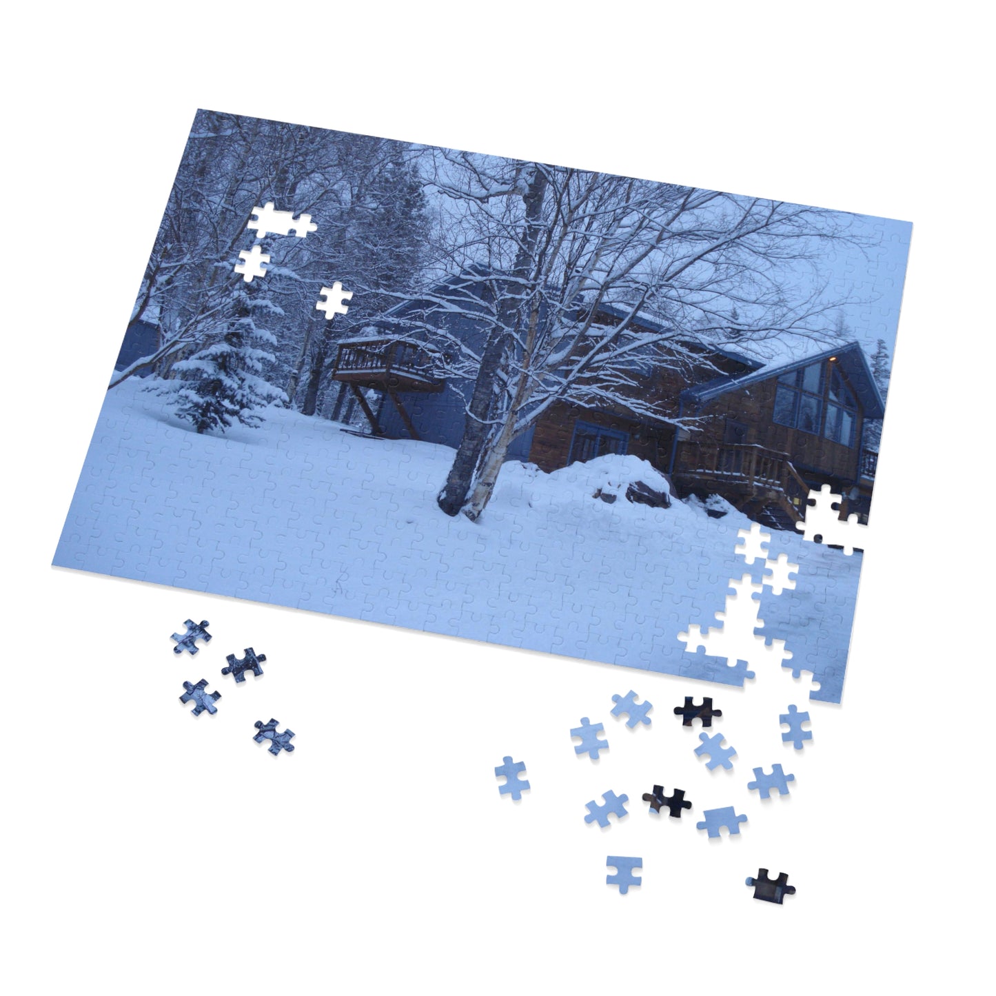 Snow House Jigsaw Puzzle (30, 110, 252, 500,1000-Piece)