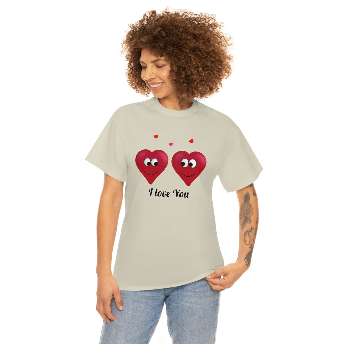 Valentine's "I Love You" Unisex Heavy Cotton Tee