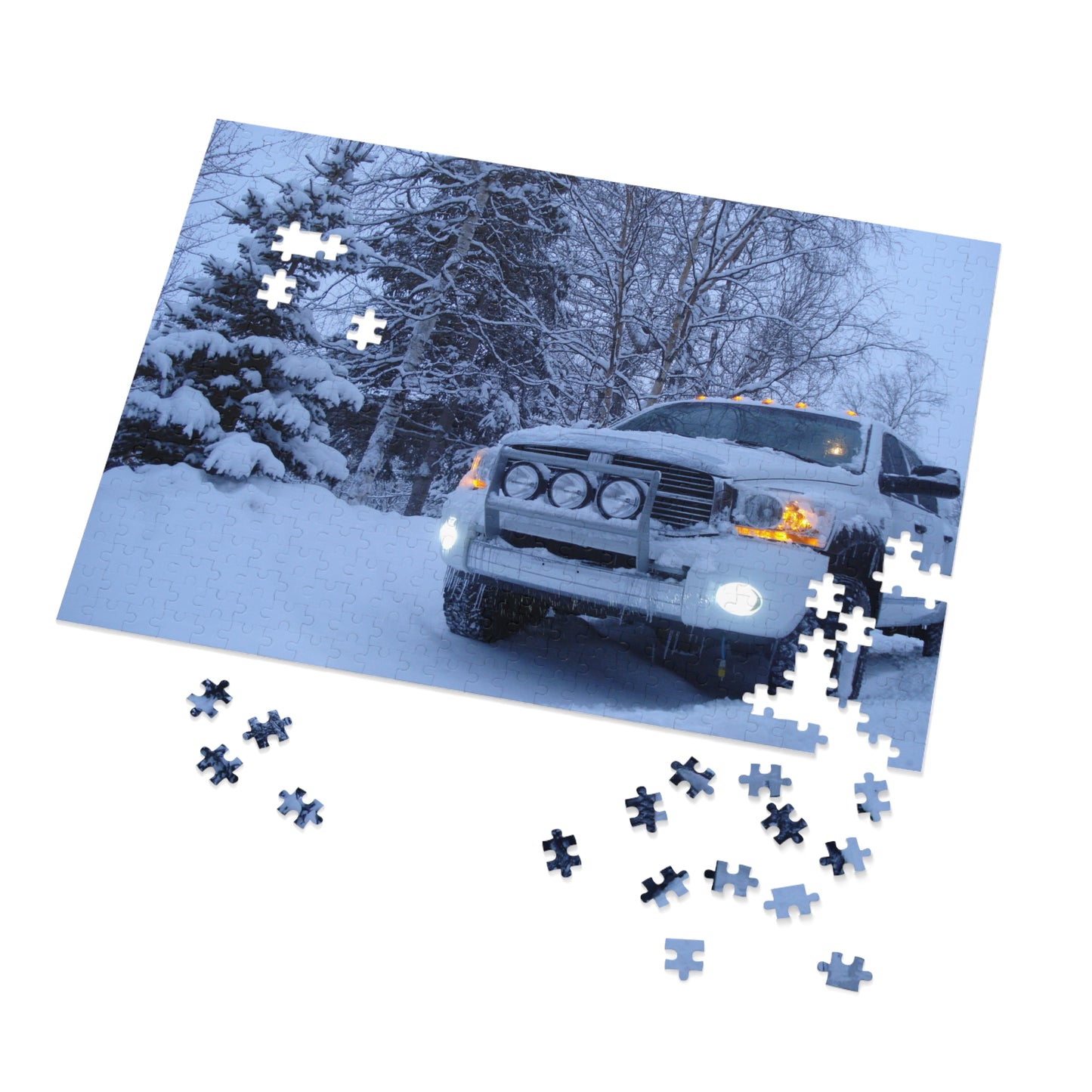 Snow Truck Jigsaw Puzzle (30, 110, 252, 500,1000-Piece)