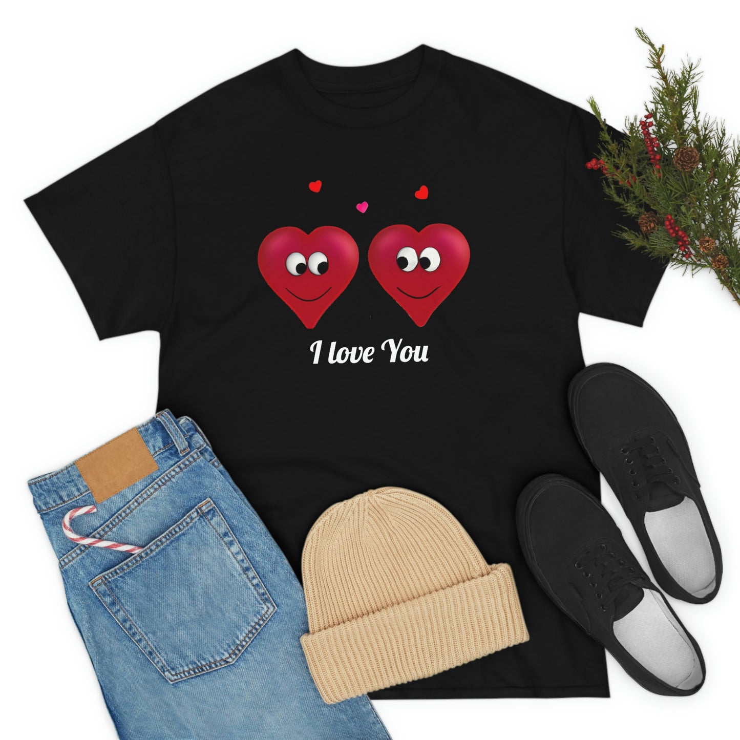 Valentine's "I Love You" Unisex Heavy Cotton Tee