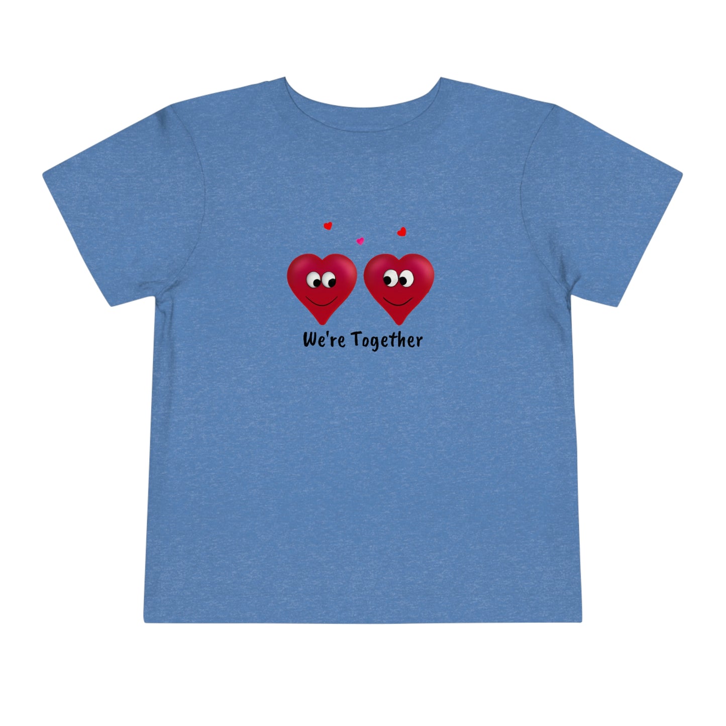 Valentine's "We're Together" Toddler Short Sleeve Tee