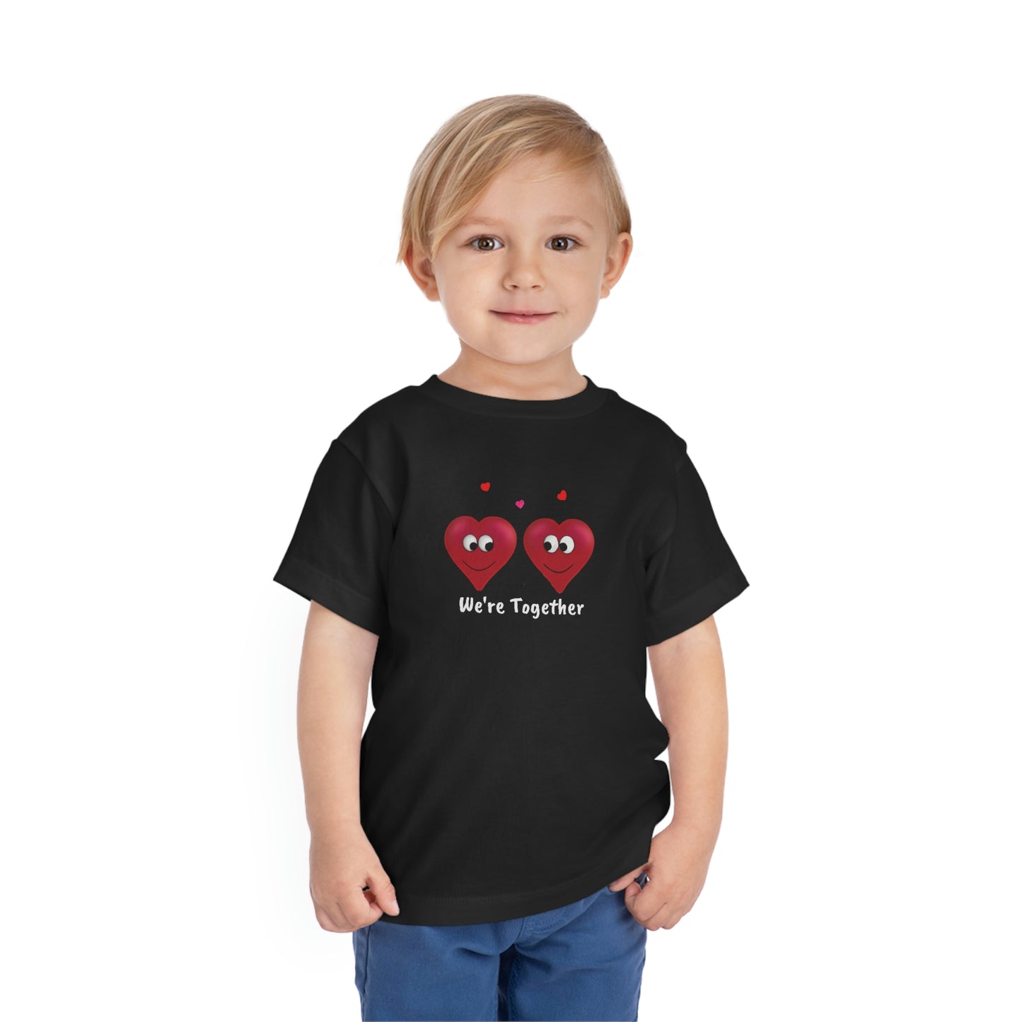 Valentine's "We're Together" Toddler Short Sleeve Tee