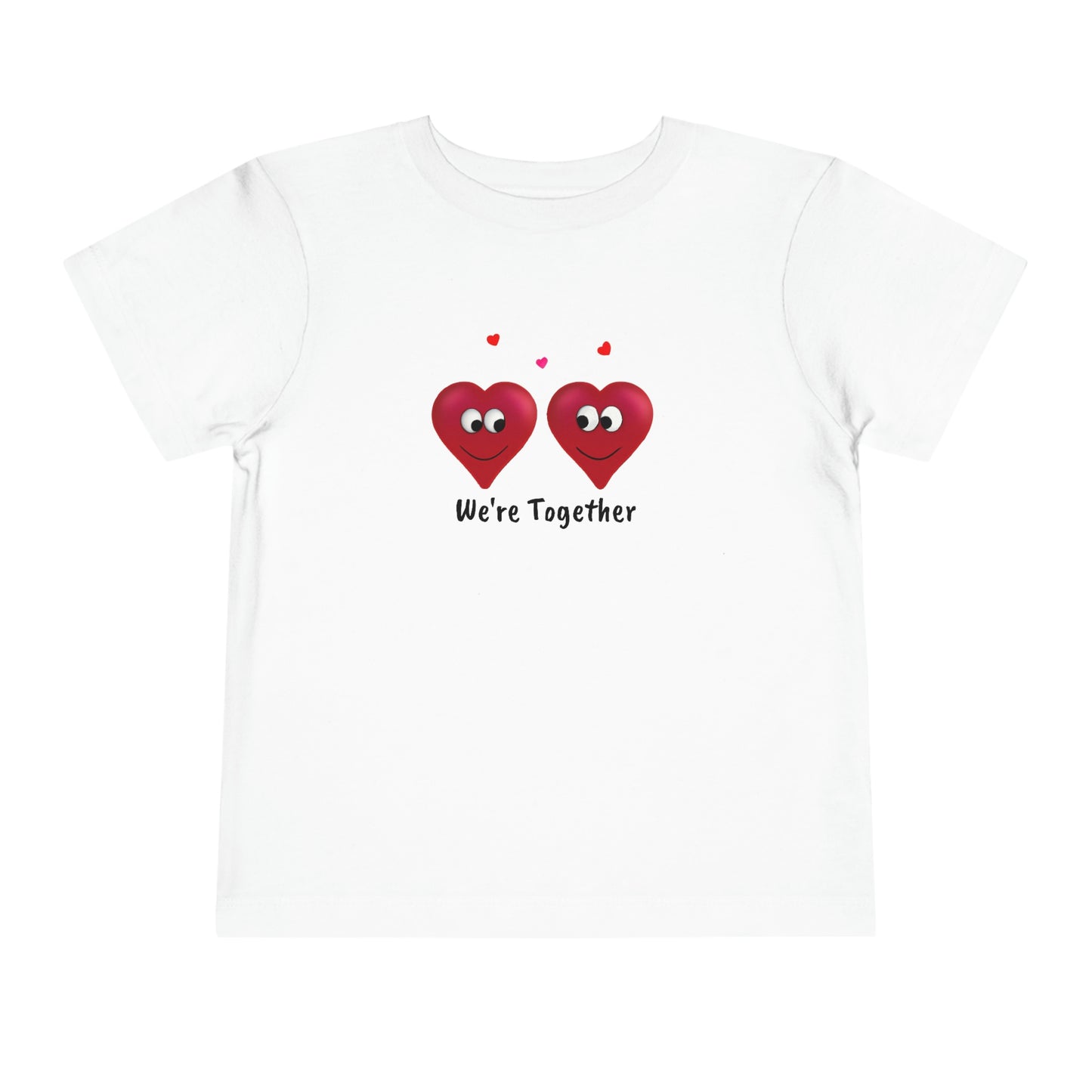 Valentine's "We're Together" Toddler Short Sleeve Tee