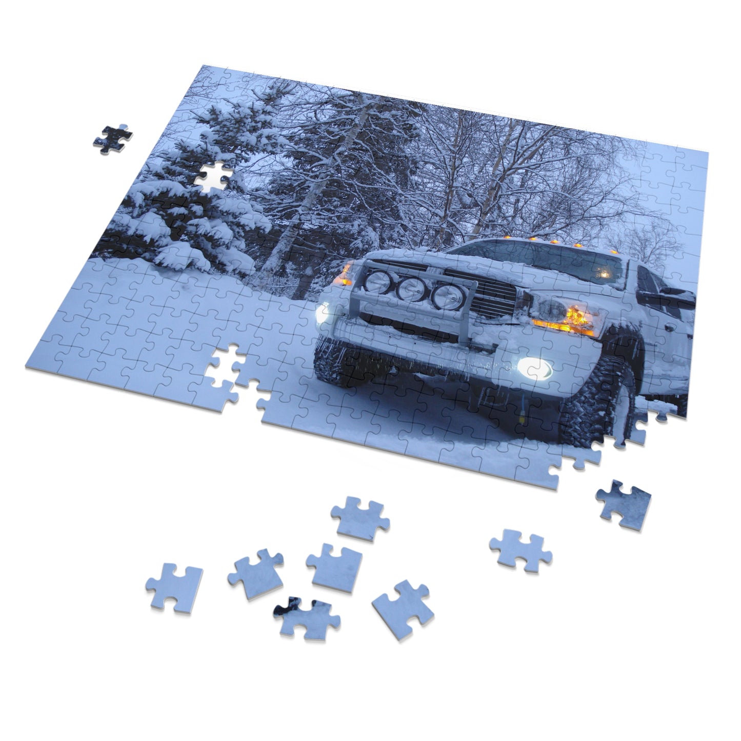 Snow Truck Jigsaw Puzzle (30, 110, 252, 500,1000-Piece)