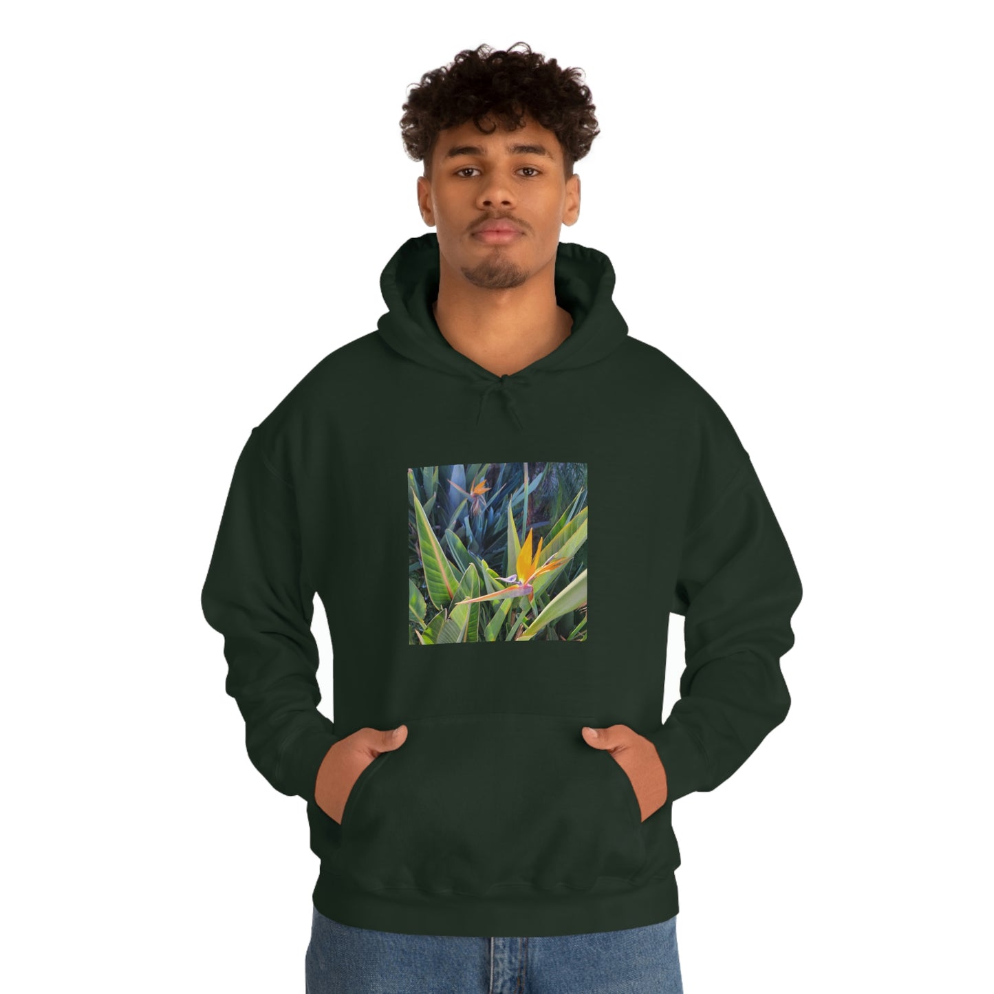 Island Style Bird of Paradise Unisex Heavy Blend™ Hooded Sweatshirt