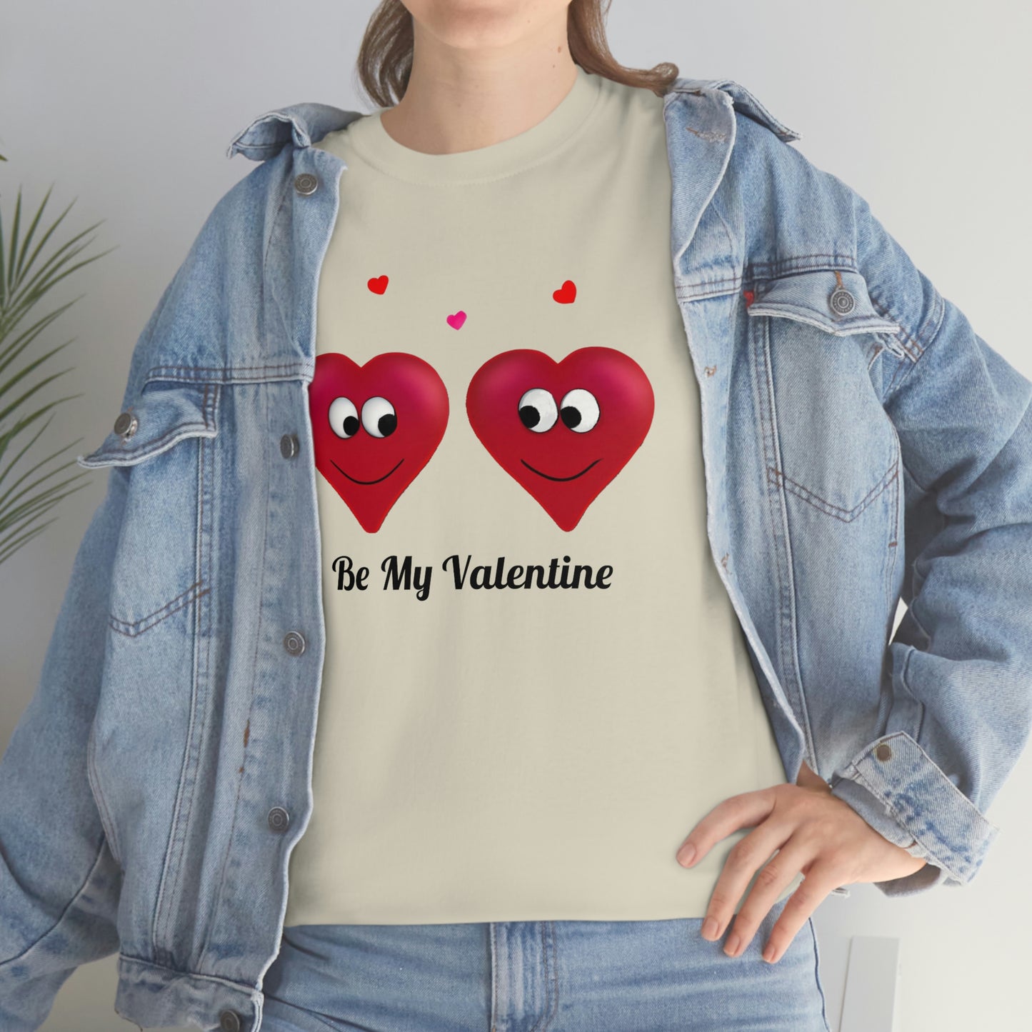 Valentine's "Be My Valentine" Unisex Heavy Cotton Tee