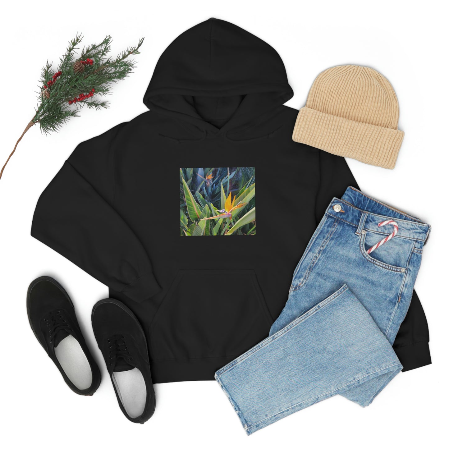 Island Style Bird of Paradise Unisex Heavy Blend™ Hooded Sweatshirt