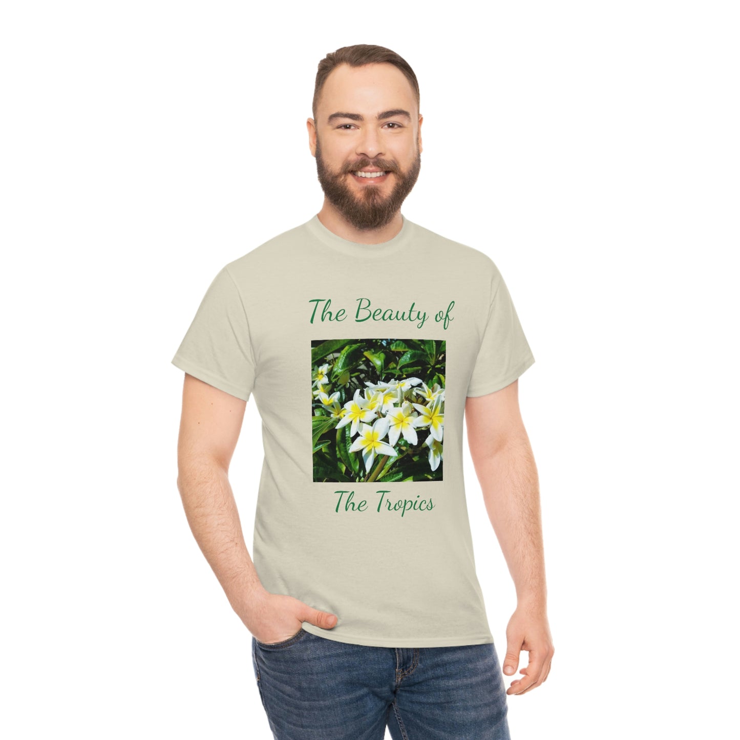 Islander Plumeria Unisex Heavy Cotton Tee