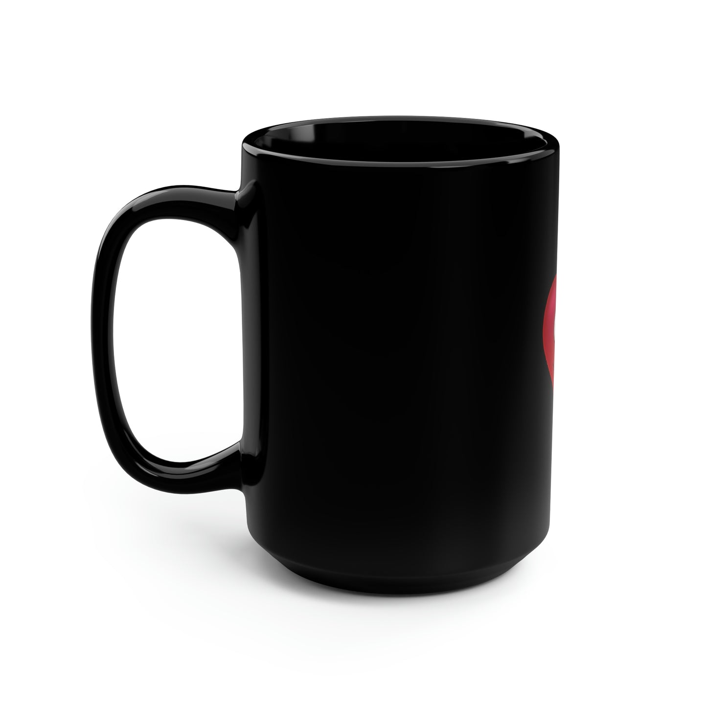 Valentine's "Be Mine" Black Mug, 15oz