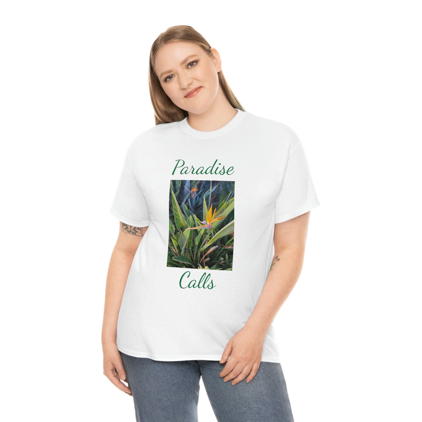 Islander Bird of Paradise Unisex Heavy Cotton Tee