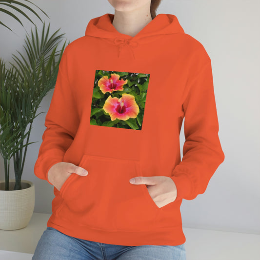 Islander Hibiscus Unisex Heavy Blend™ Hooded Sweatshirt