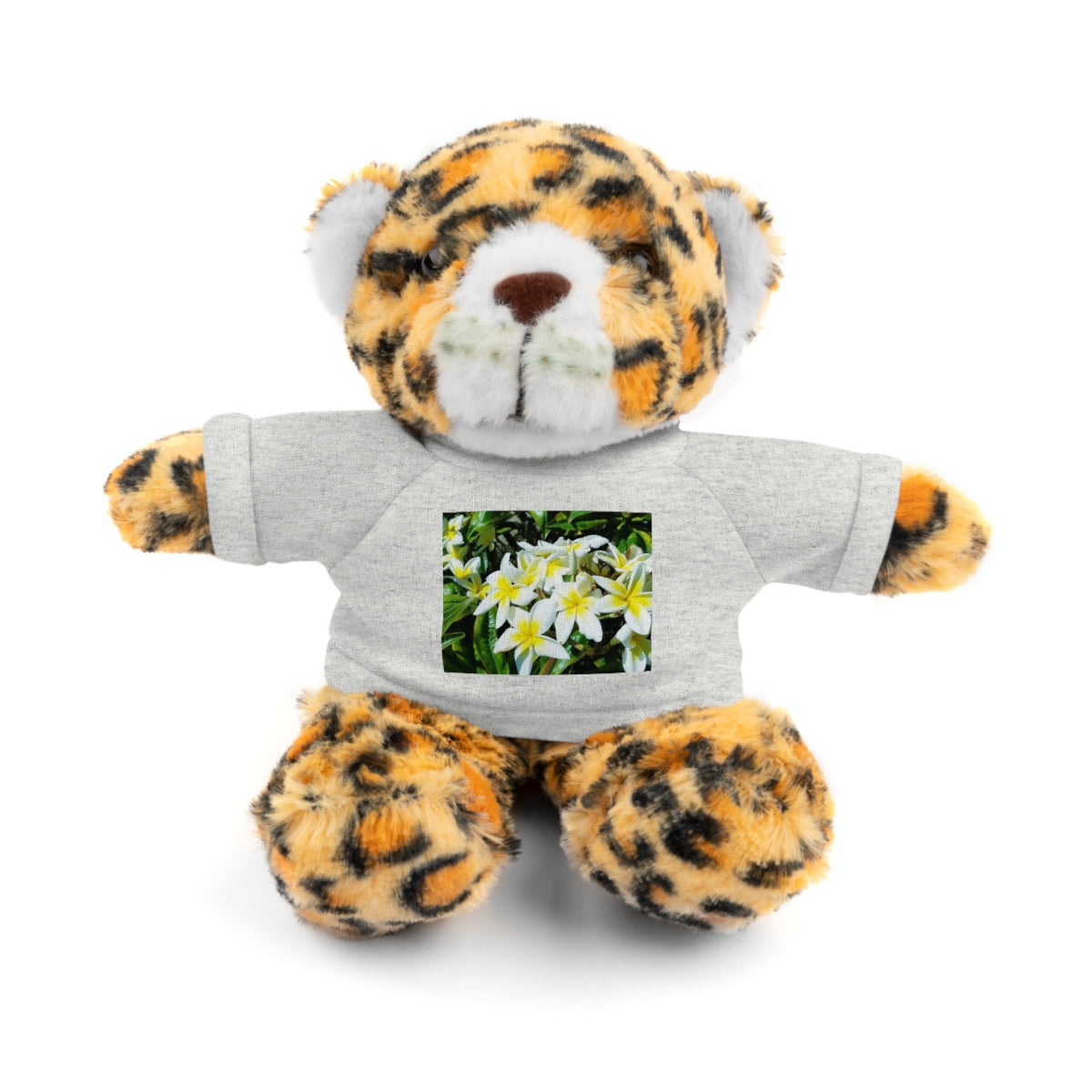 Islander Style Plumeria  Stuffed Animals with Tee