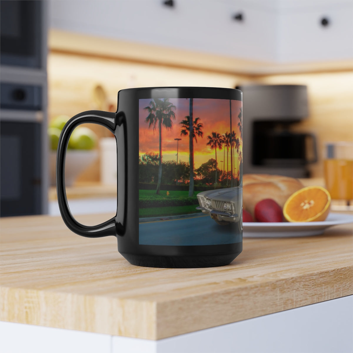 Riviera Black Mug, 15oz