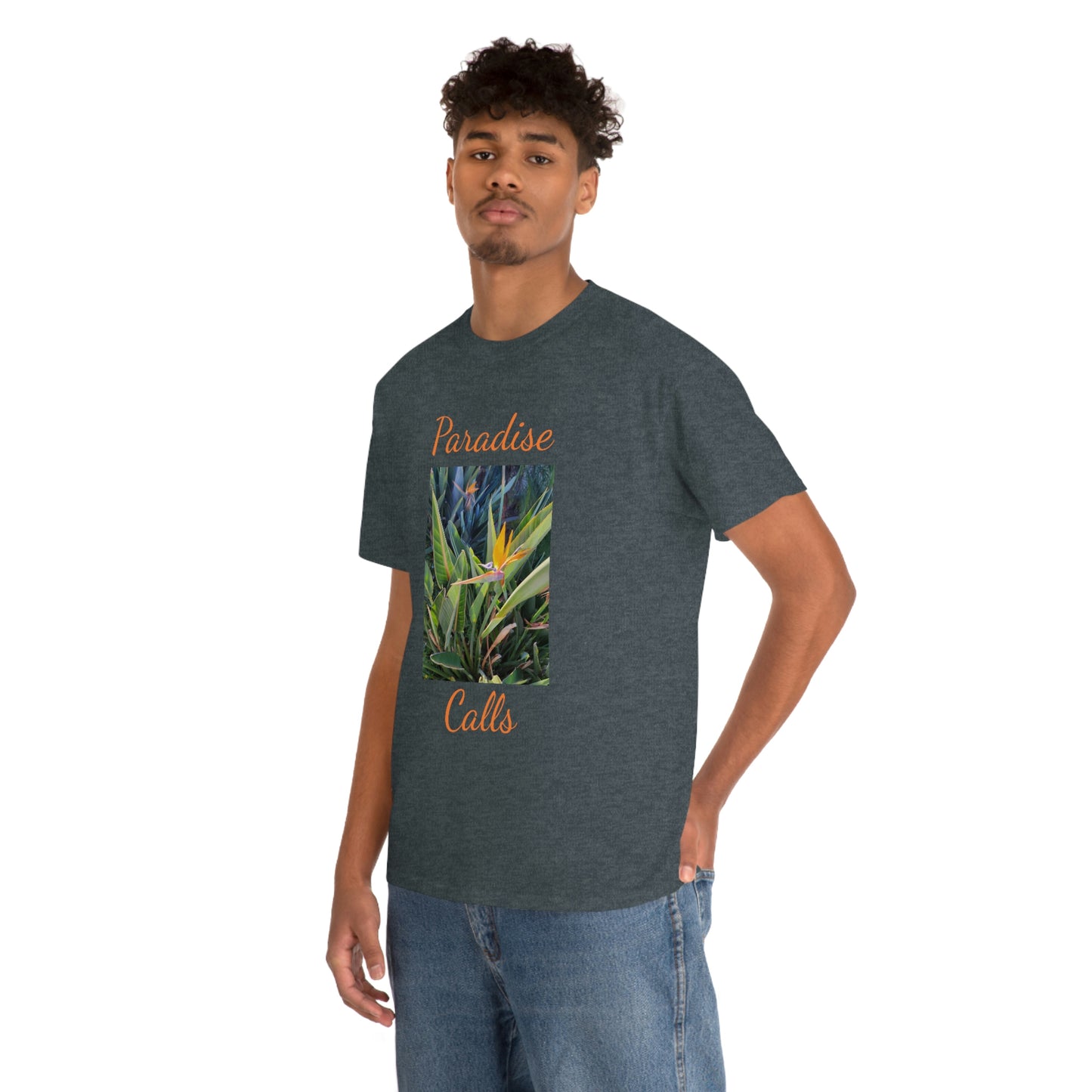 Islander Bird of Paradise Unisex Heavy Cotton Tee