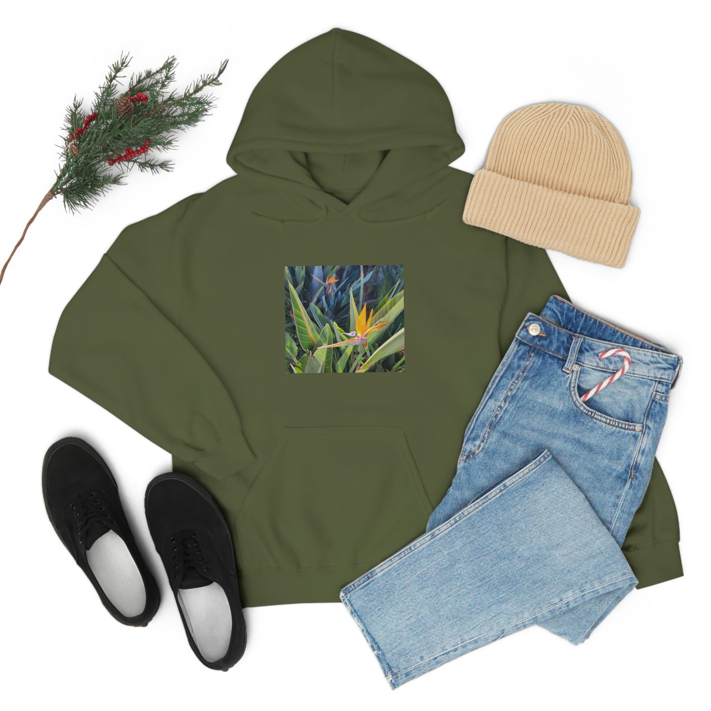 Island Style Bird of Paradise Unisex Heavy Blend™ Hooded Sweatshirt