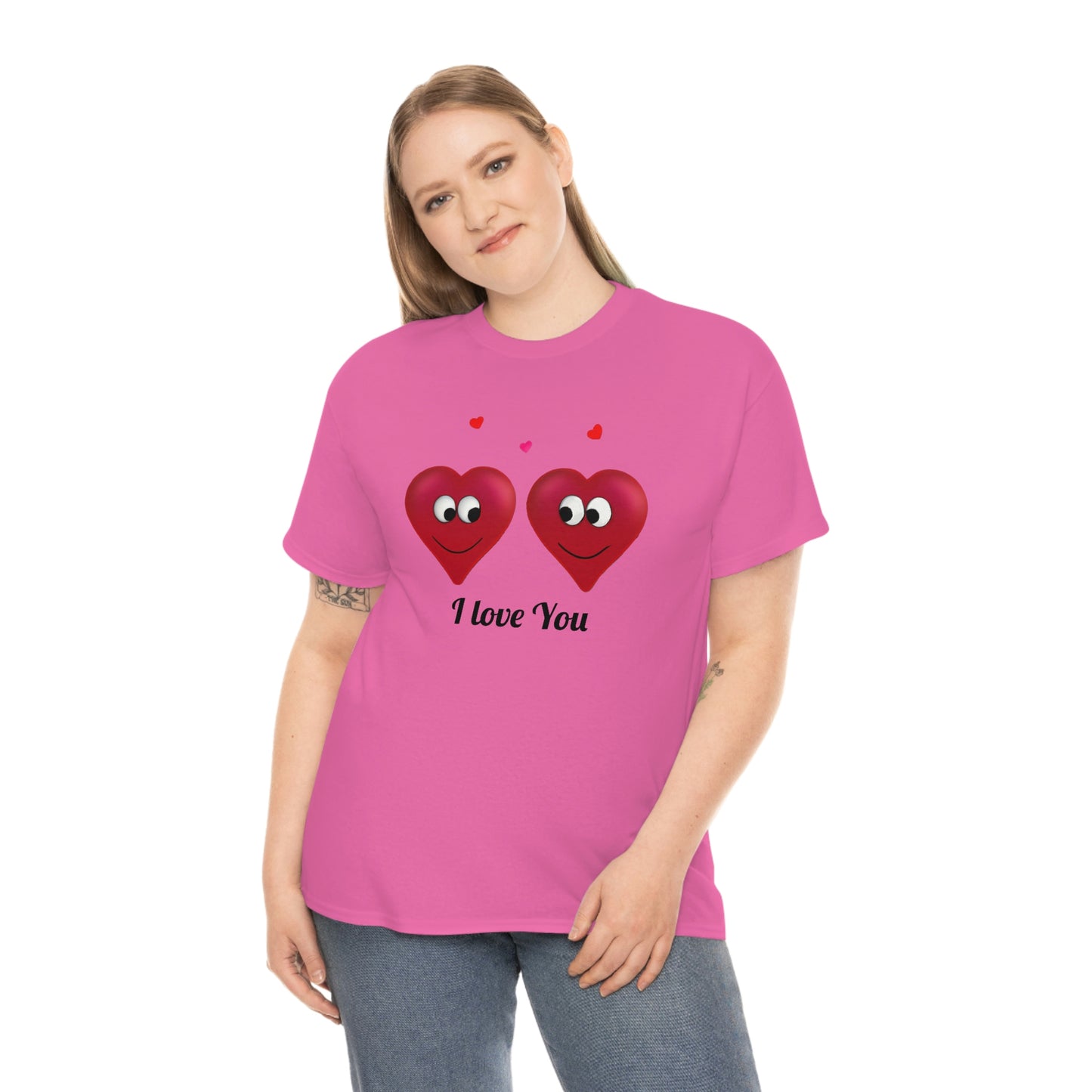 Valentine's "I Love You" Unisex Heavy Cotton Tee