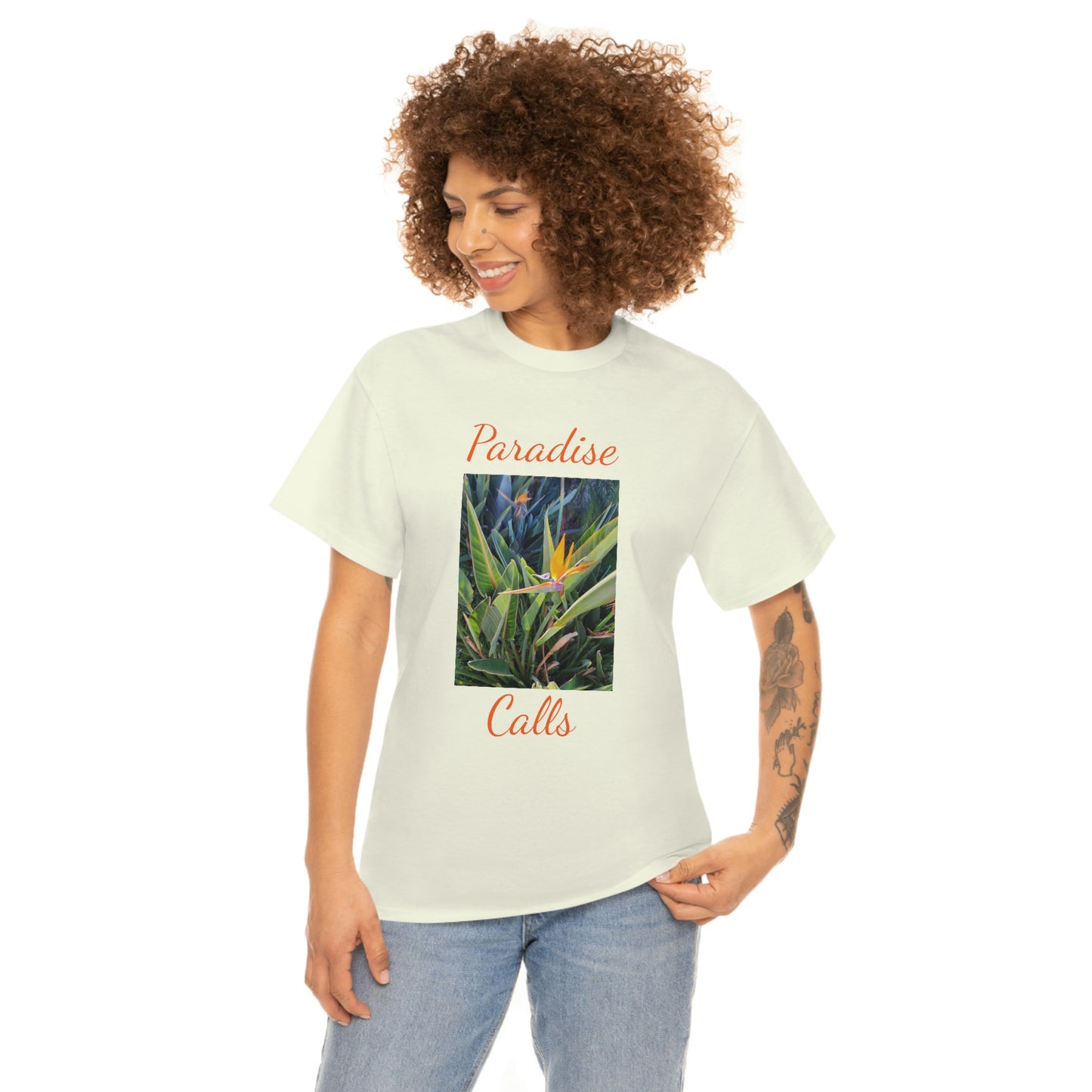 Islander Bird of Paradise Unisex Heavy Cotton Tee