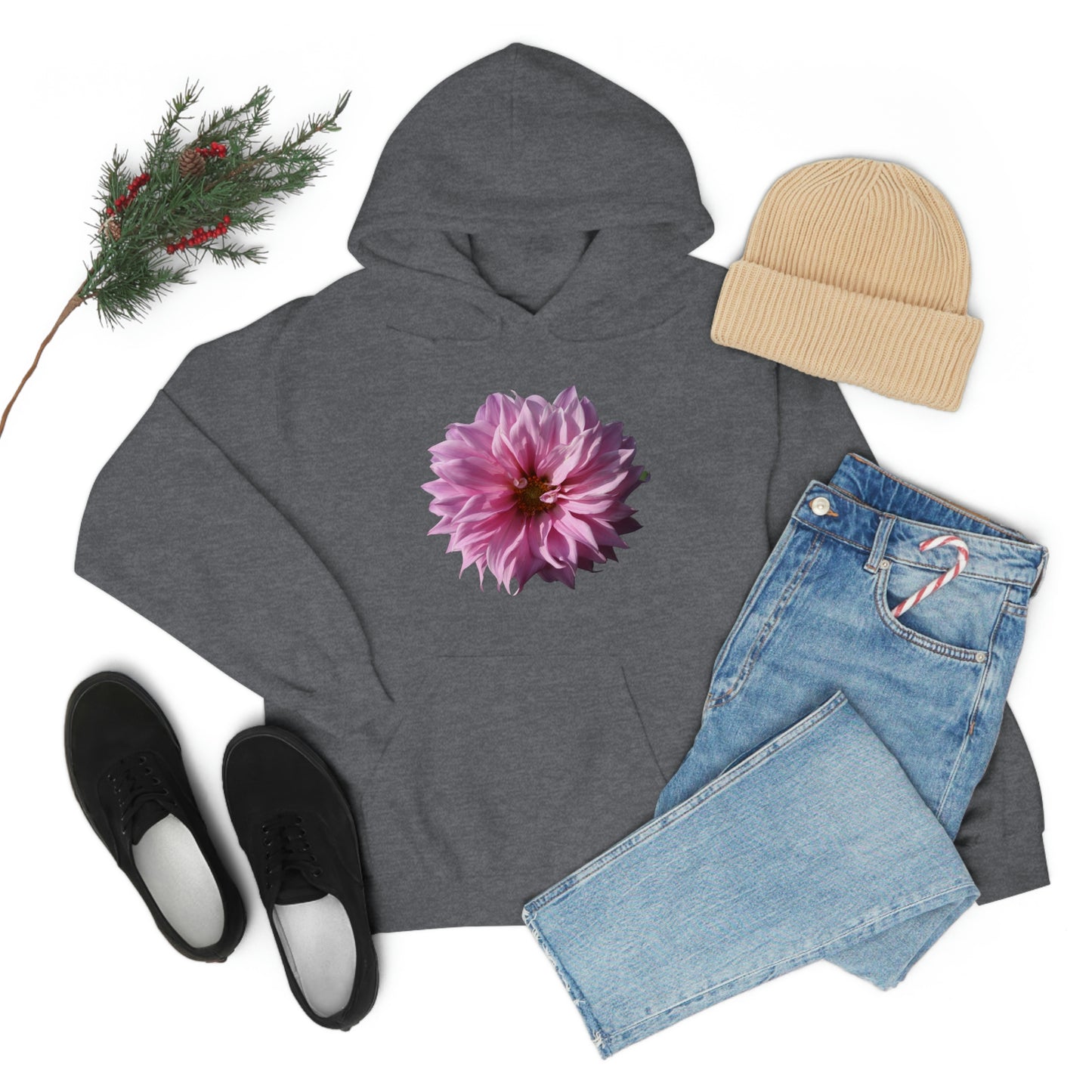 Floral Unisex Heavy Blend™ Hooded Sweatshirt