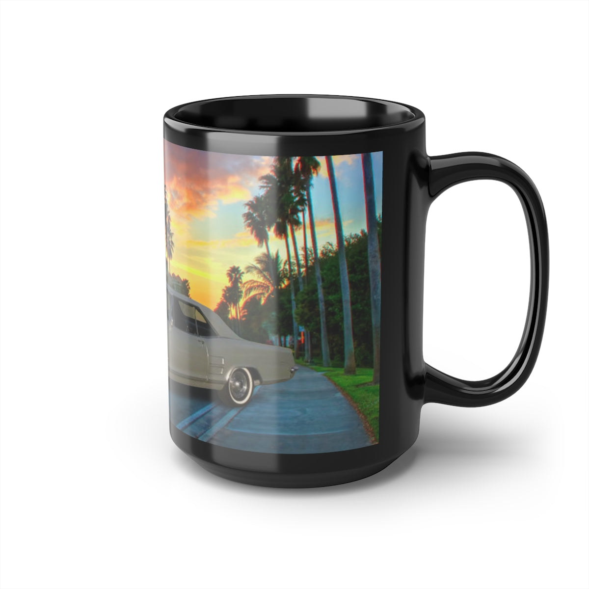 Riviera Black Mug, 15oz