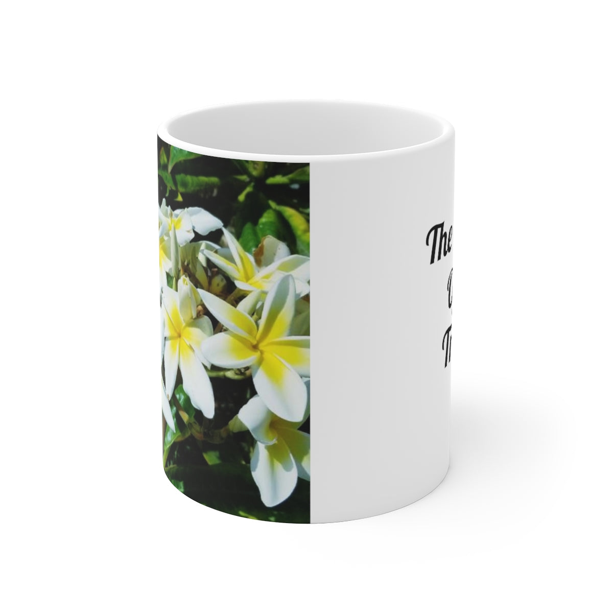 Islander Style Plumeria Ceramic Mug, 11oz and 15oz