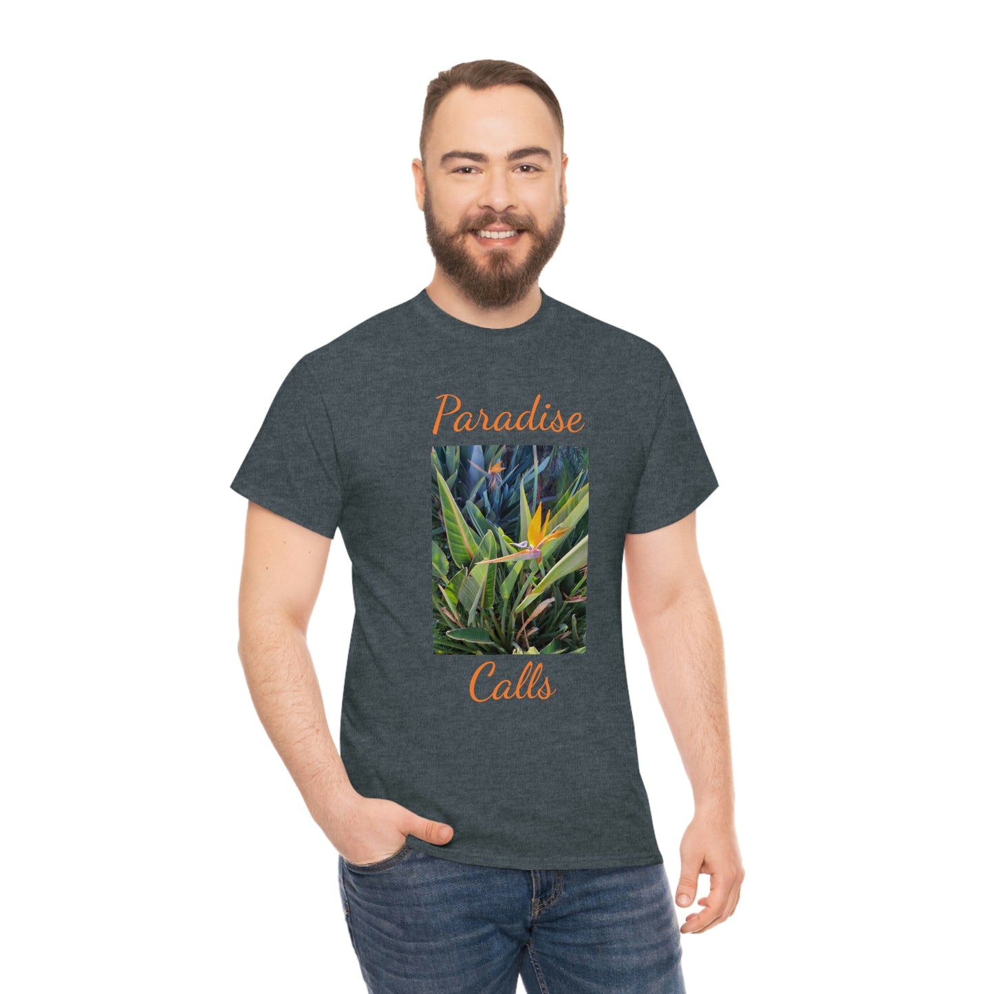 Islander Bird of Paradise Unisex Heavy Cotton Tee