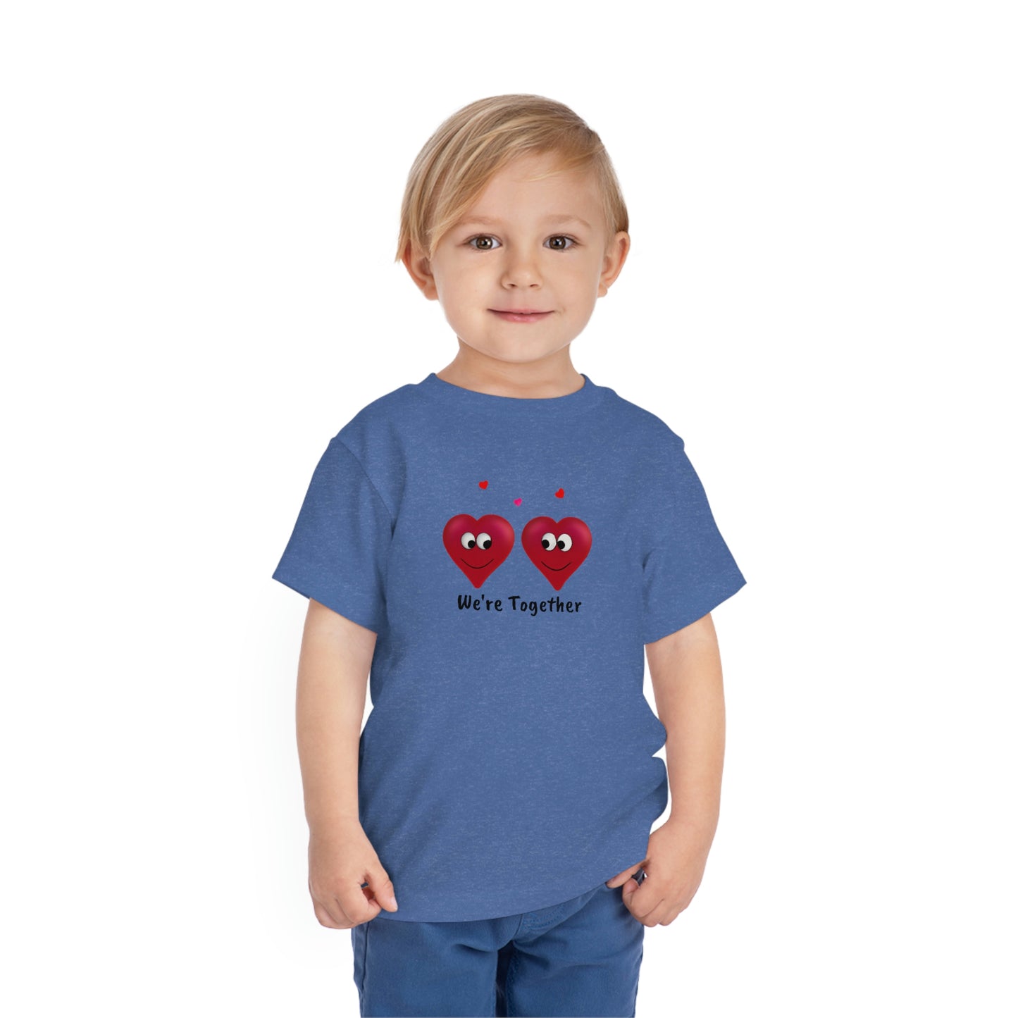 Valentine's "We're Together" Toddler Short Sleeve Tee