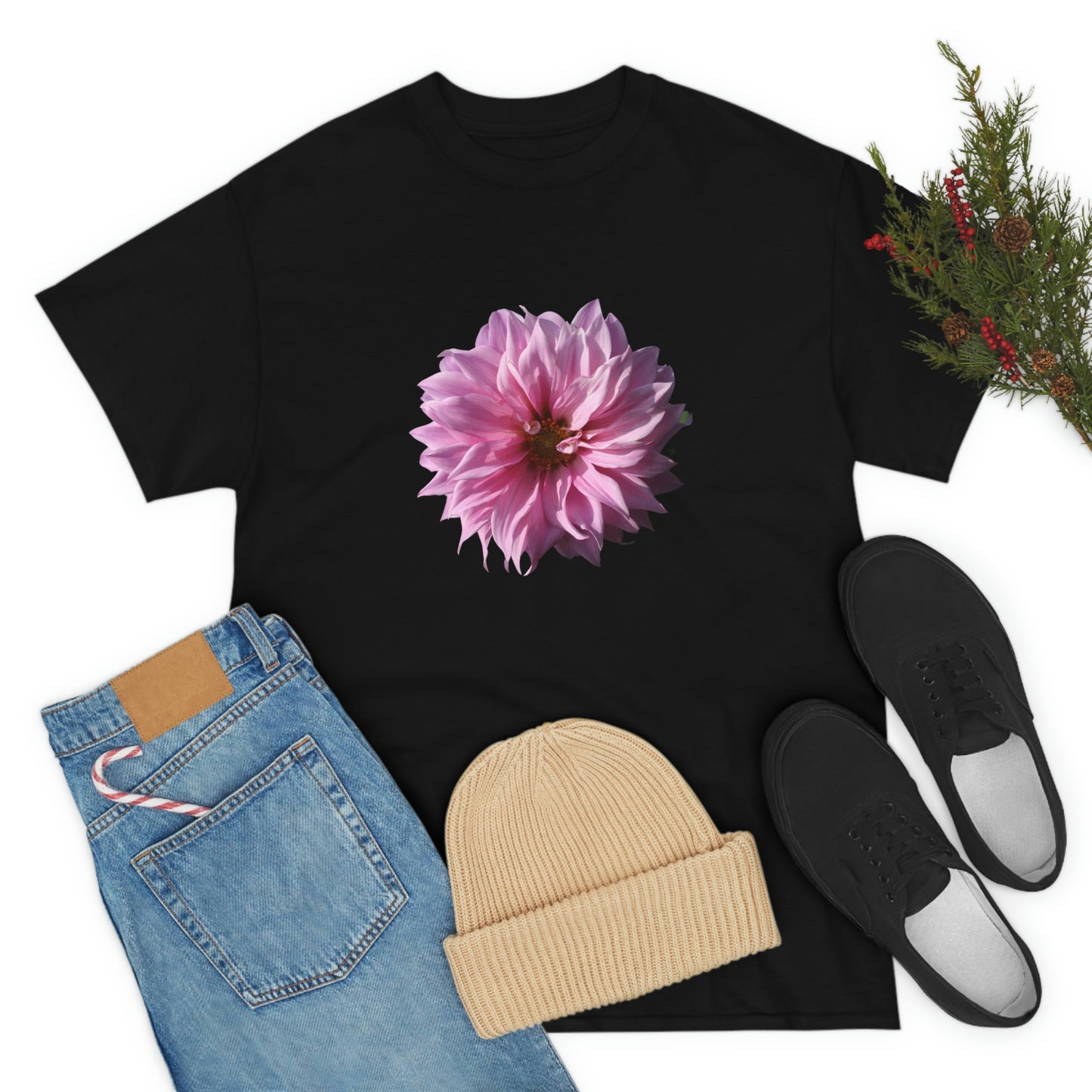 Floral Unisex Heavy Cotton Tee