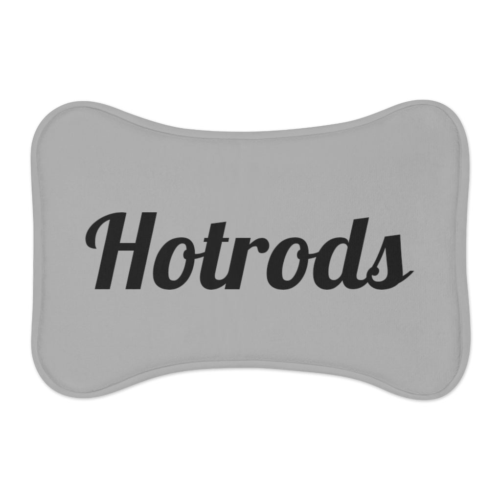 Hotrods Pet Feeding Mats - Black print