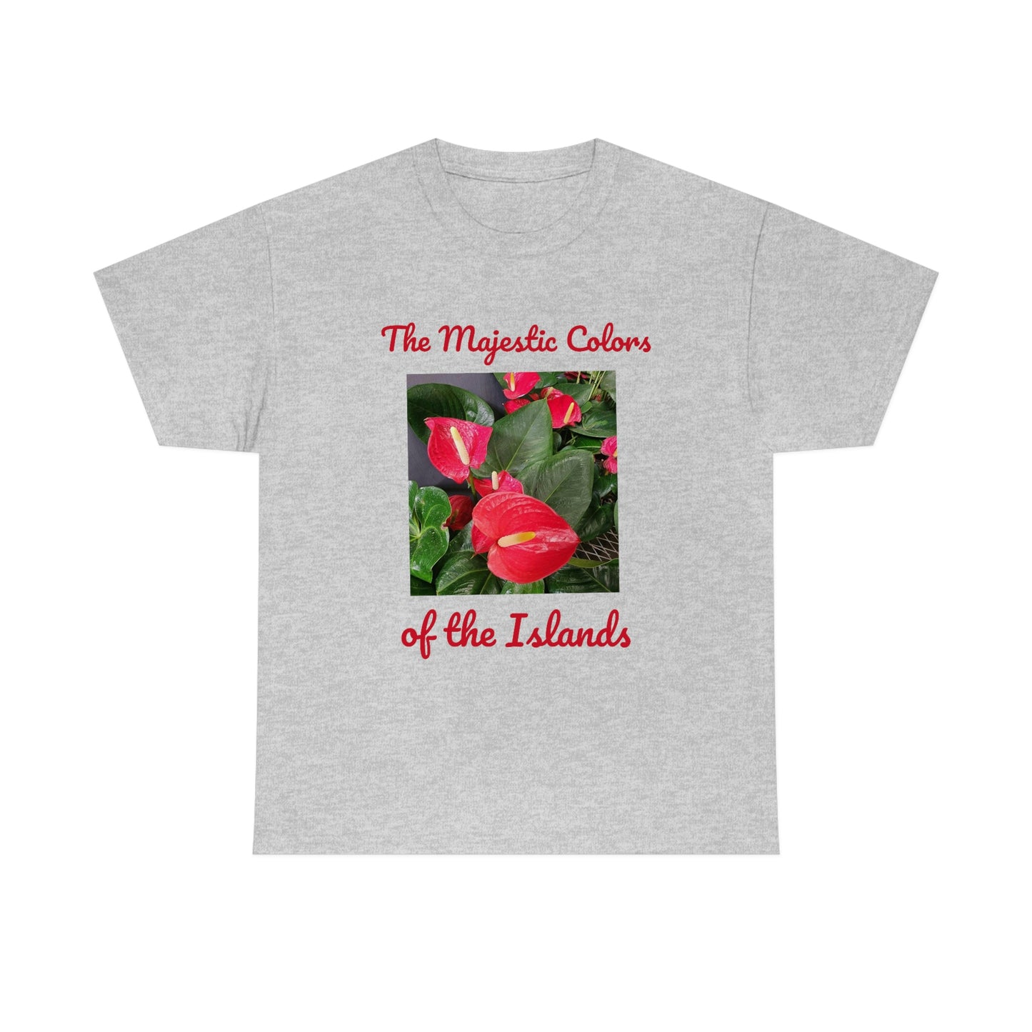 Islander Anthurium Unisex Heavy Cotton Tee