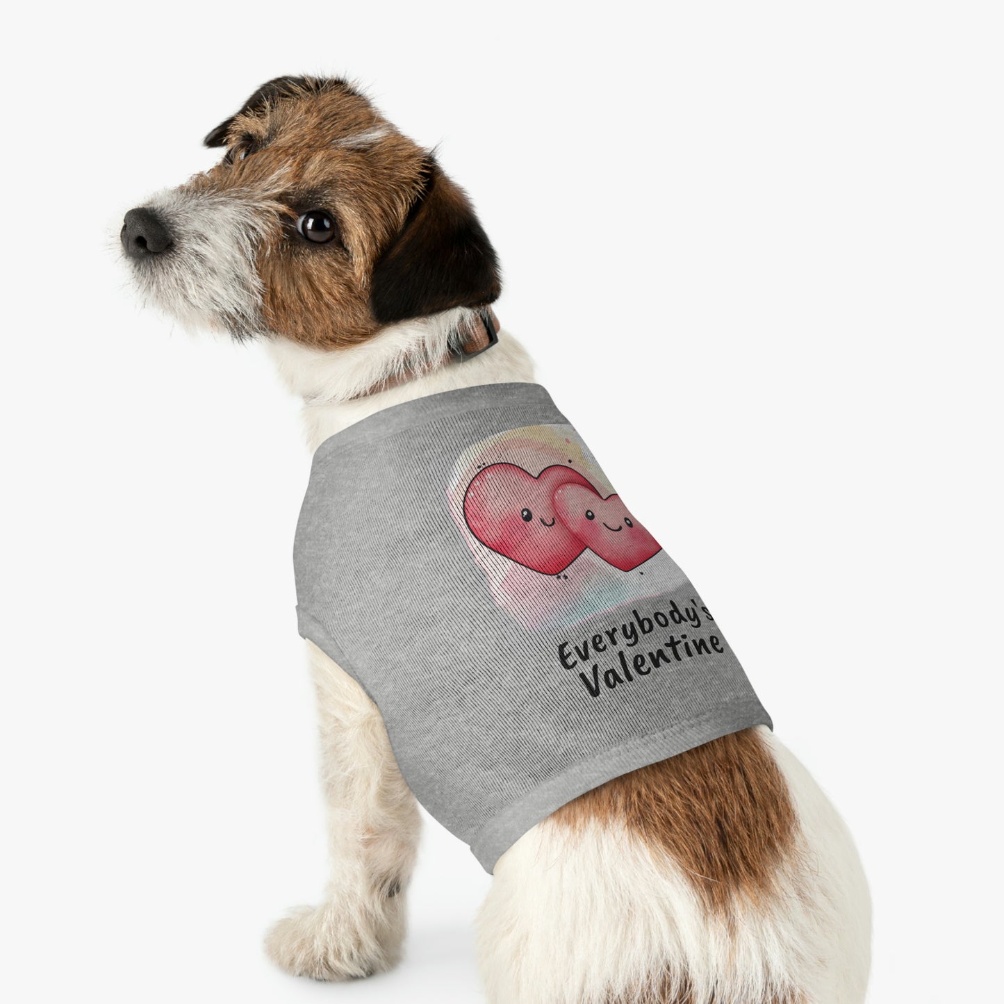 Valentine's Gray Pet Tank Top