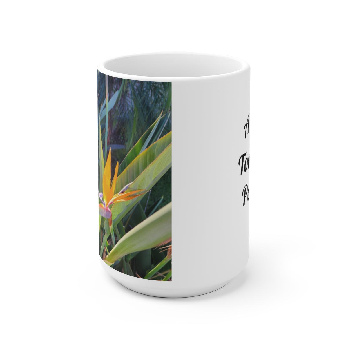 Island Style Bird of Paradise Ceramic Mug, 11oz and 15oz