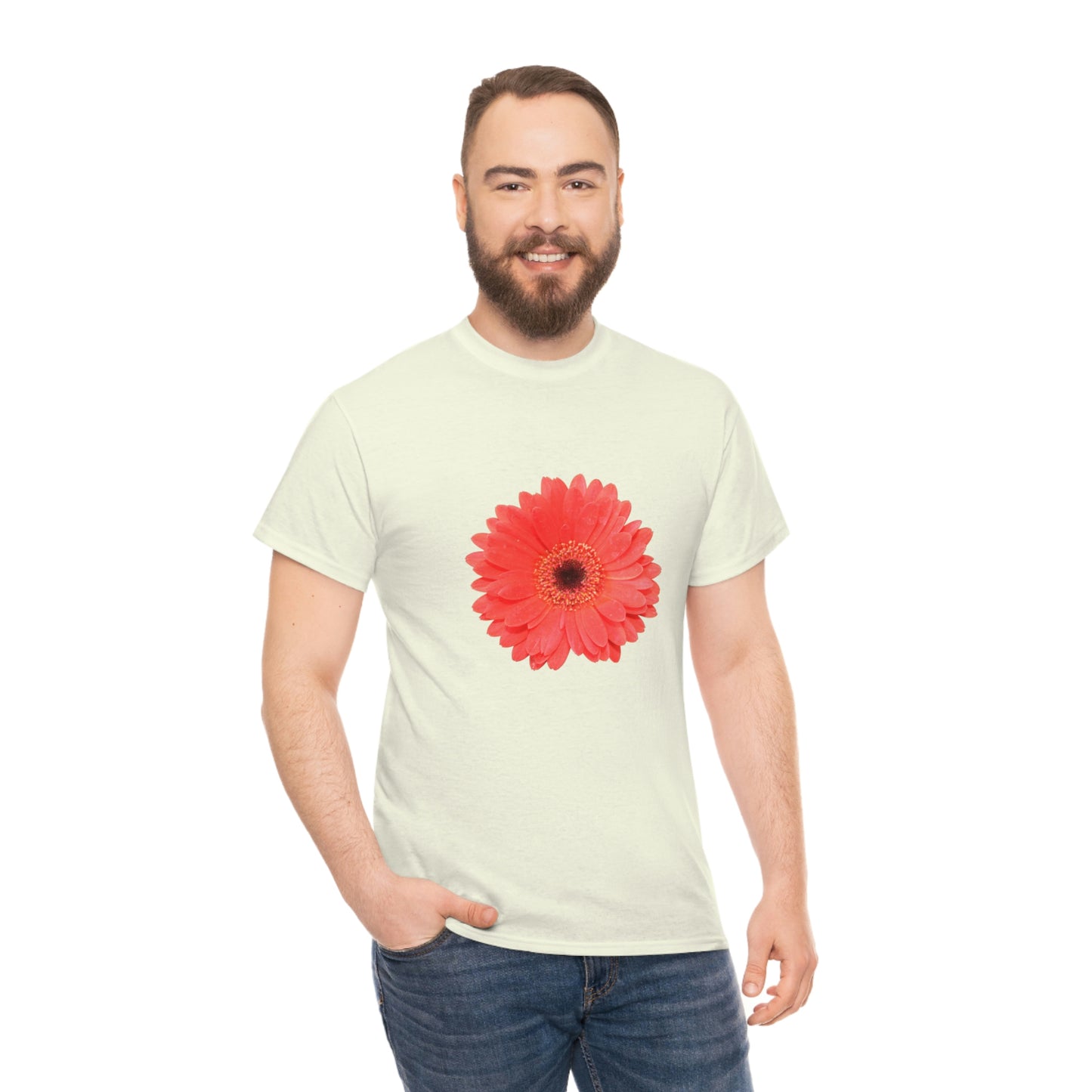 Floral Unisex Heavy Cotton Tee