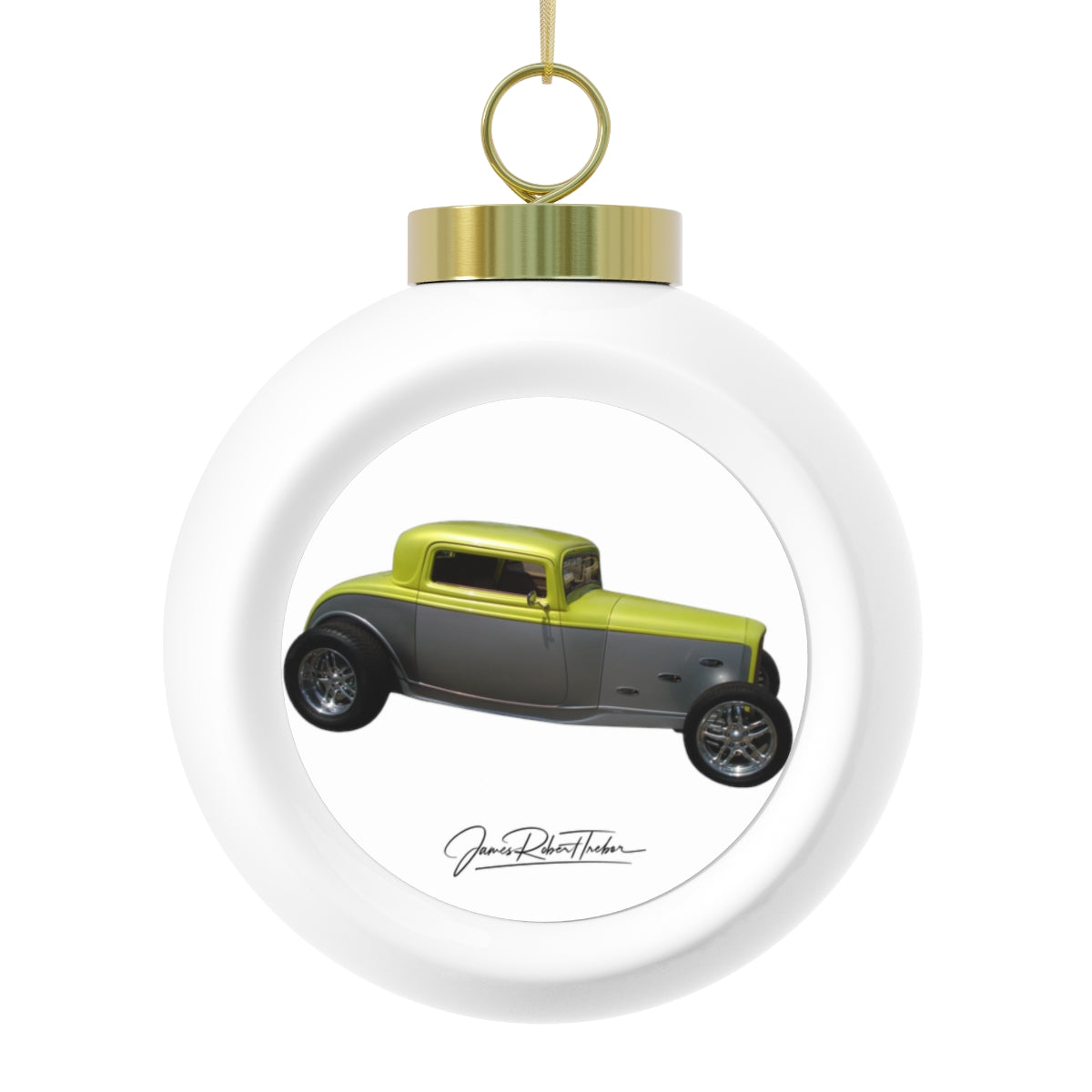 Hotrods Christmas Ball Ornament