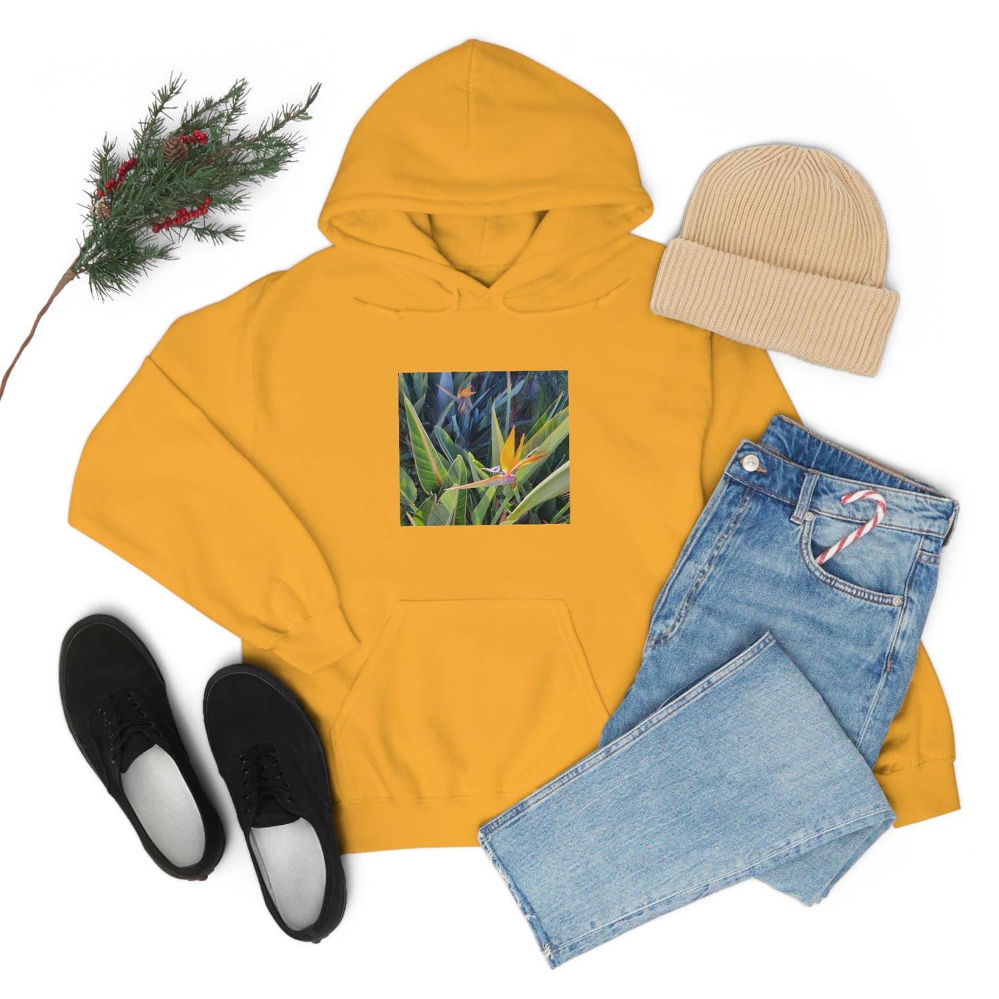 Island Style Bird of Paradise Unisex Heavy Blend™ Hooded Sweatshirt