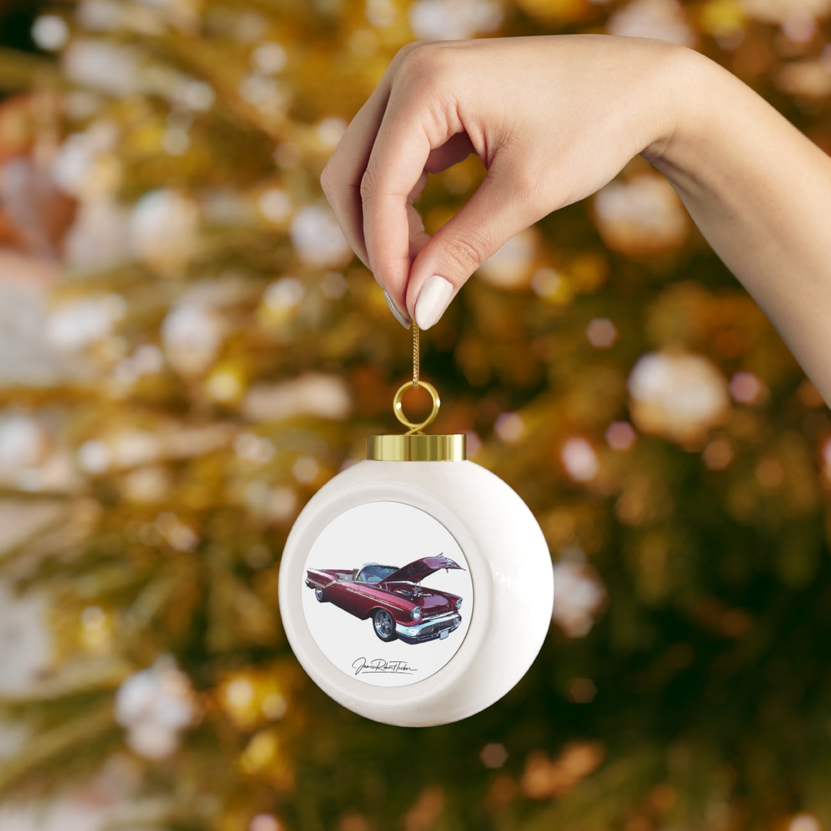 Hotrods Christmas Ball Ornament