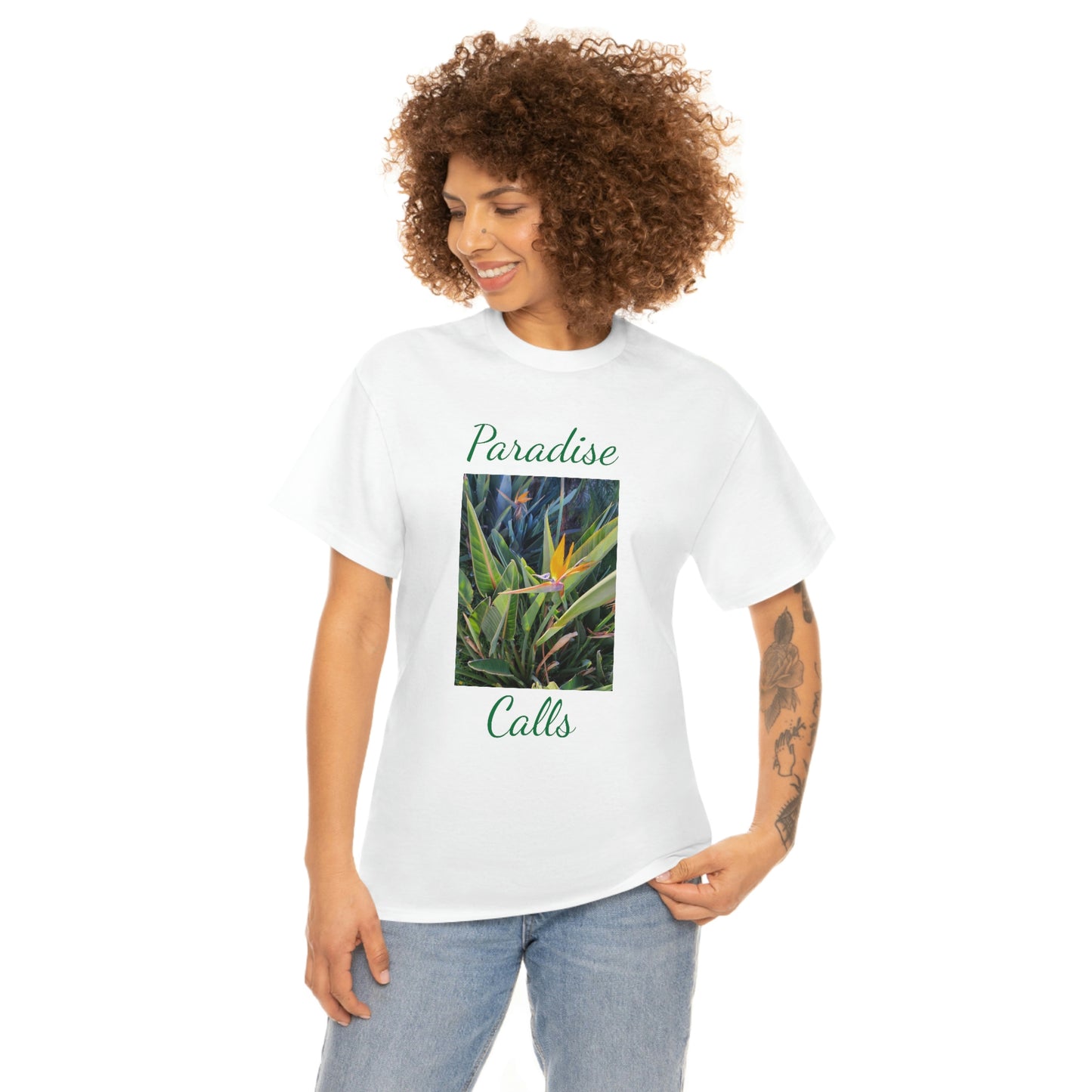 Islander Bird of Paradise Unisex Heavy Cotton Tee