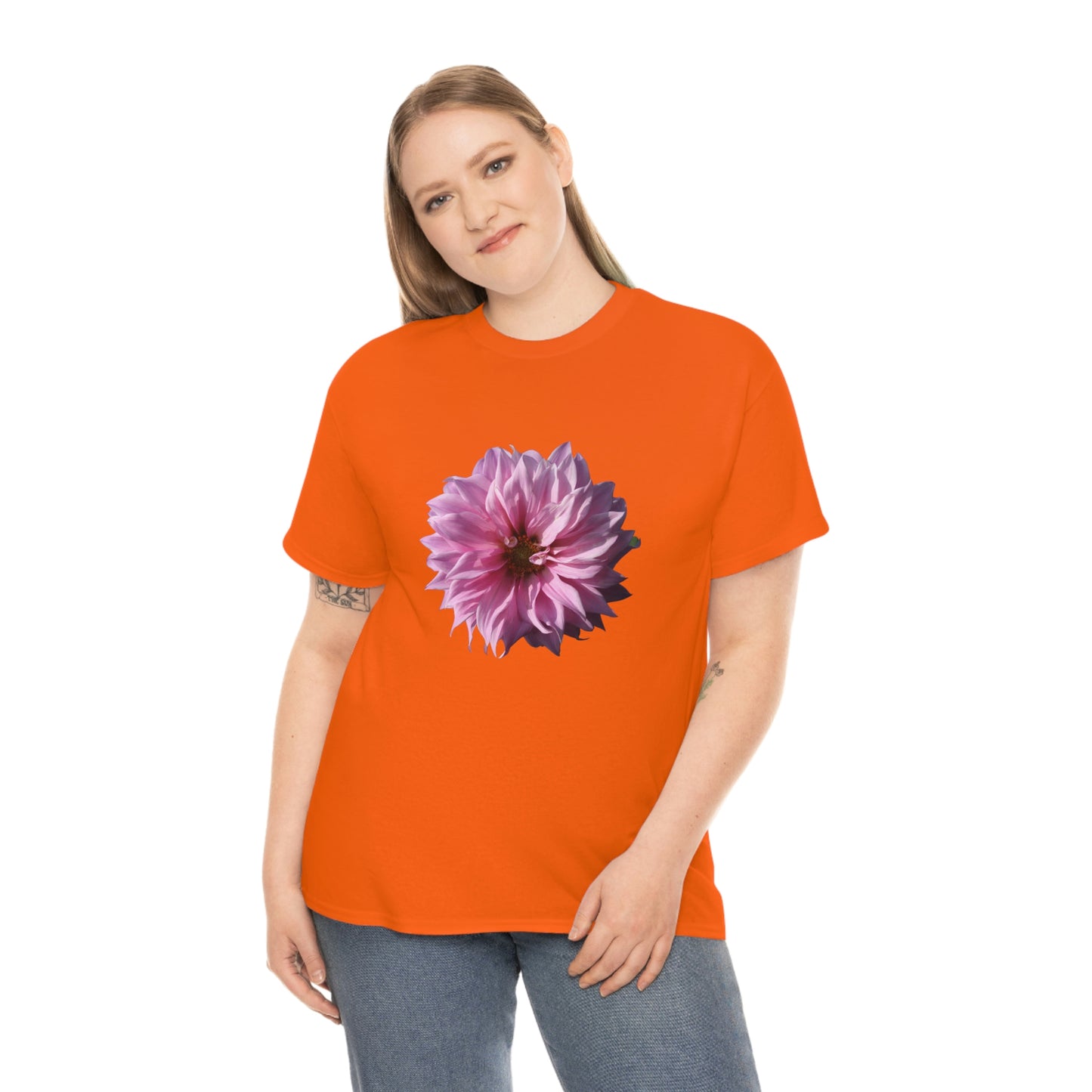 Floral Unisex Heavy Cotton Tee