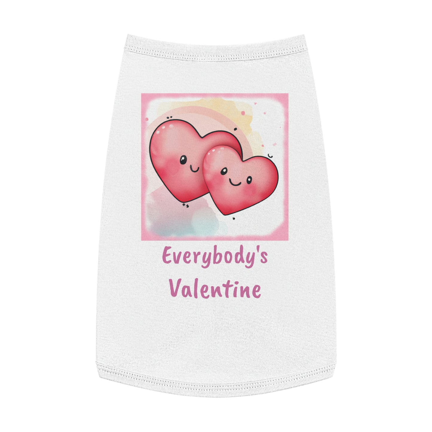 Valentine's Pink Pet Tank Top