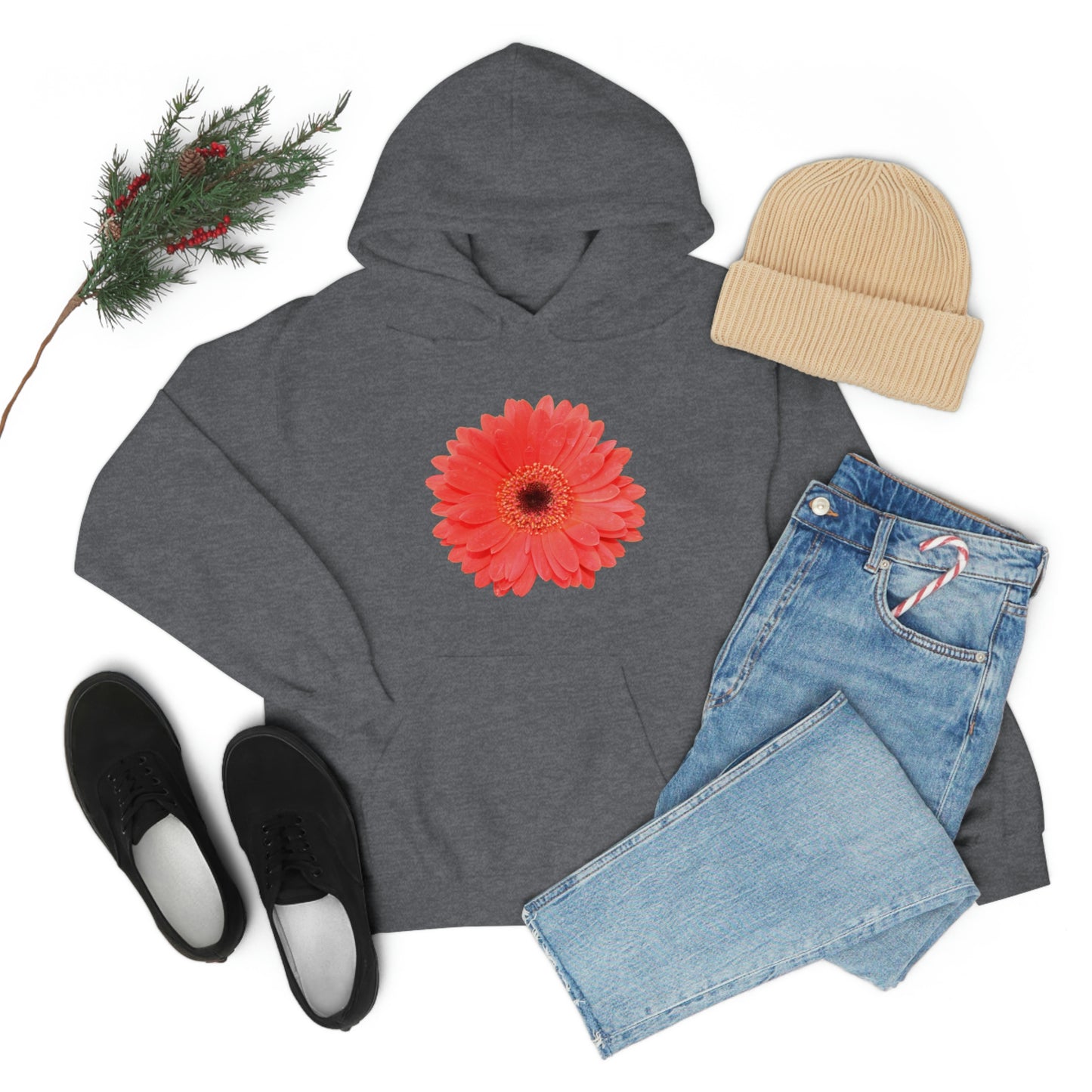 Floral Unisex Heavy Blend™ Hooded Sweatshirt