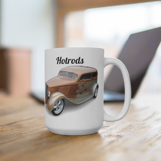 Hotrods Signature Series Ceramic Mug, 11oz and 15oz