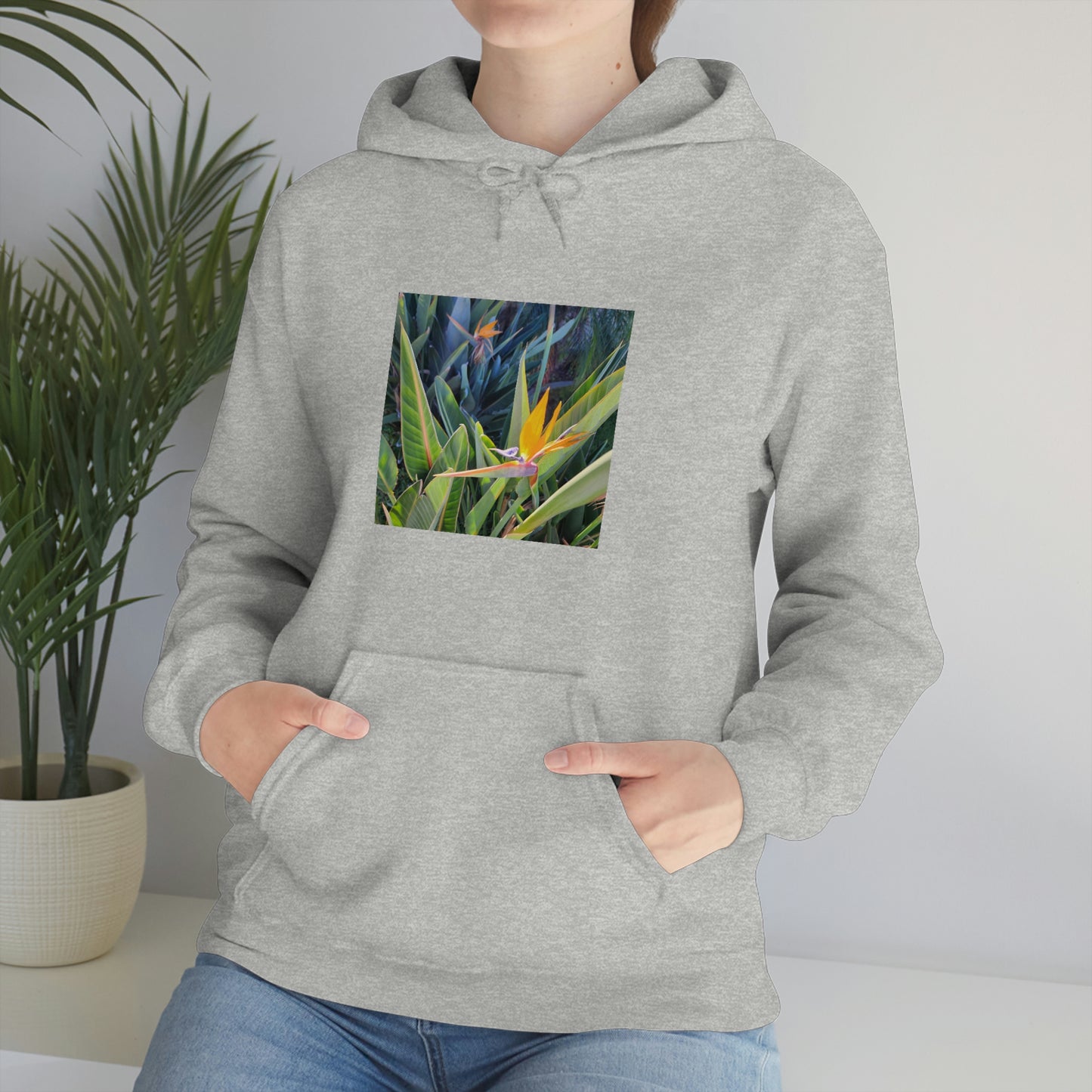 Island Style Bird of Paradise Unisex Heavy Blend™ Hooded Sweatshirt