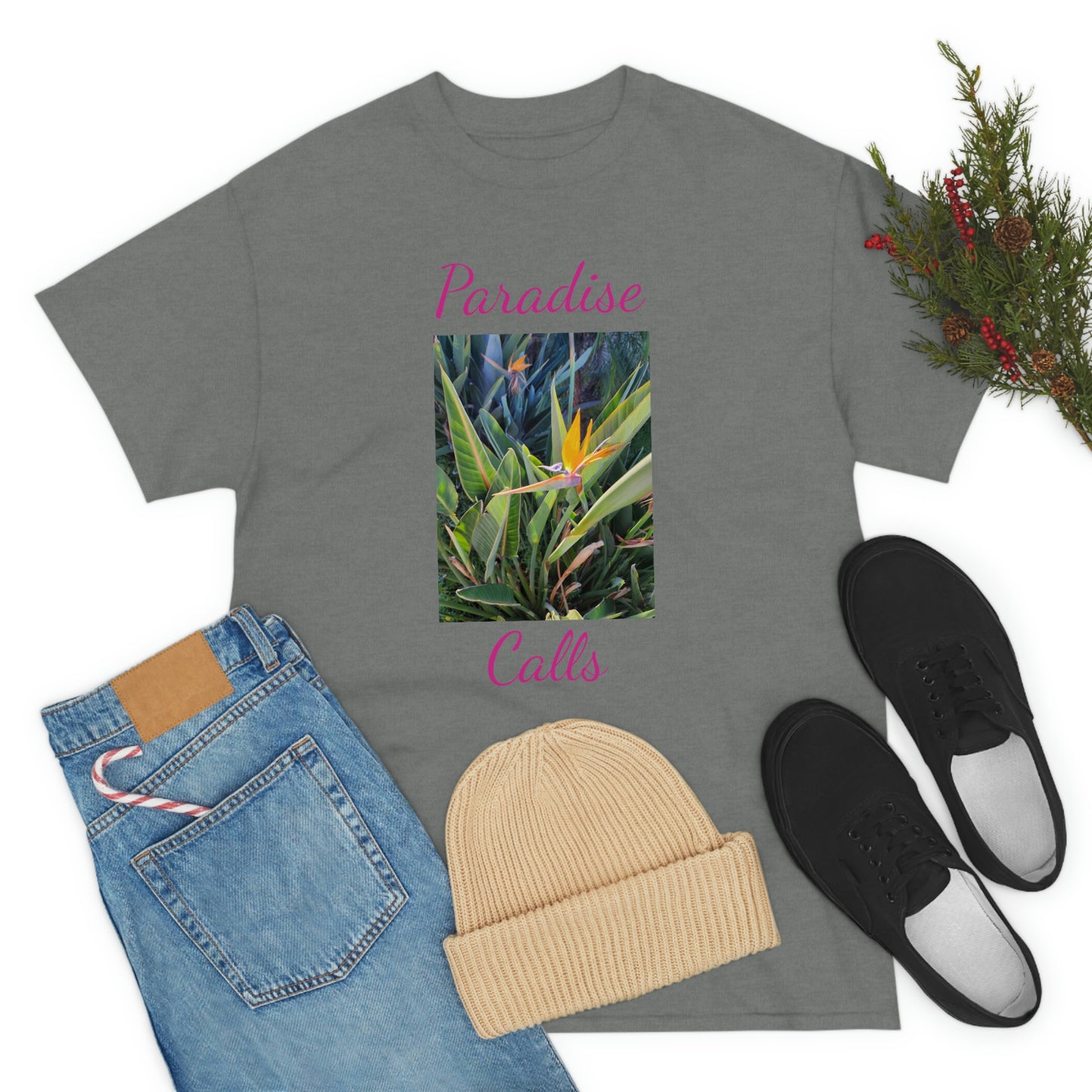 Islander Bird of Paradise Unisex Heavy Cotton Tee